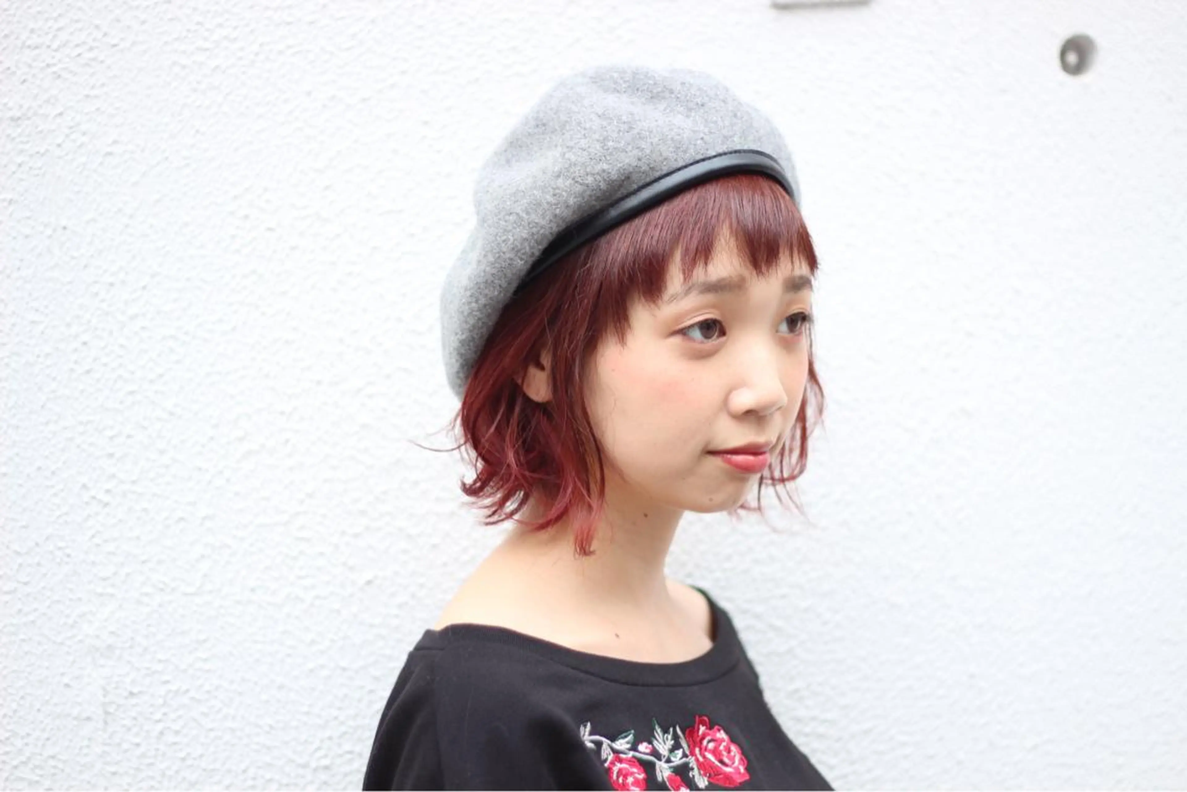 ショート ミディアム セミロング ロング カラー パーマ ヘアアレンジ ローズカラー 成松 勇治のヘアスタイル