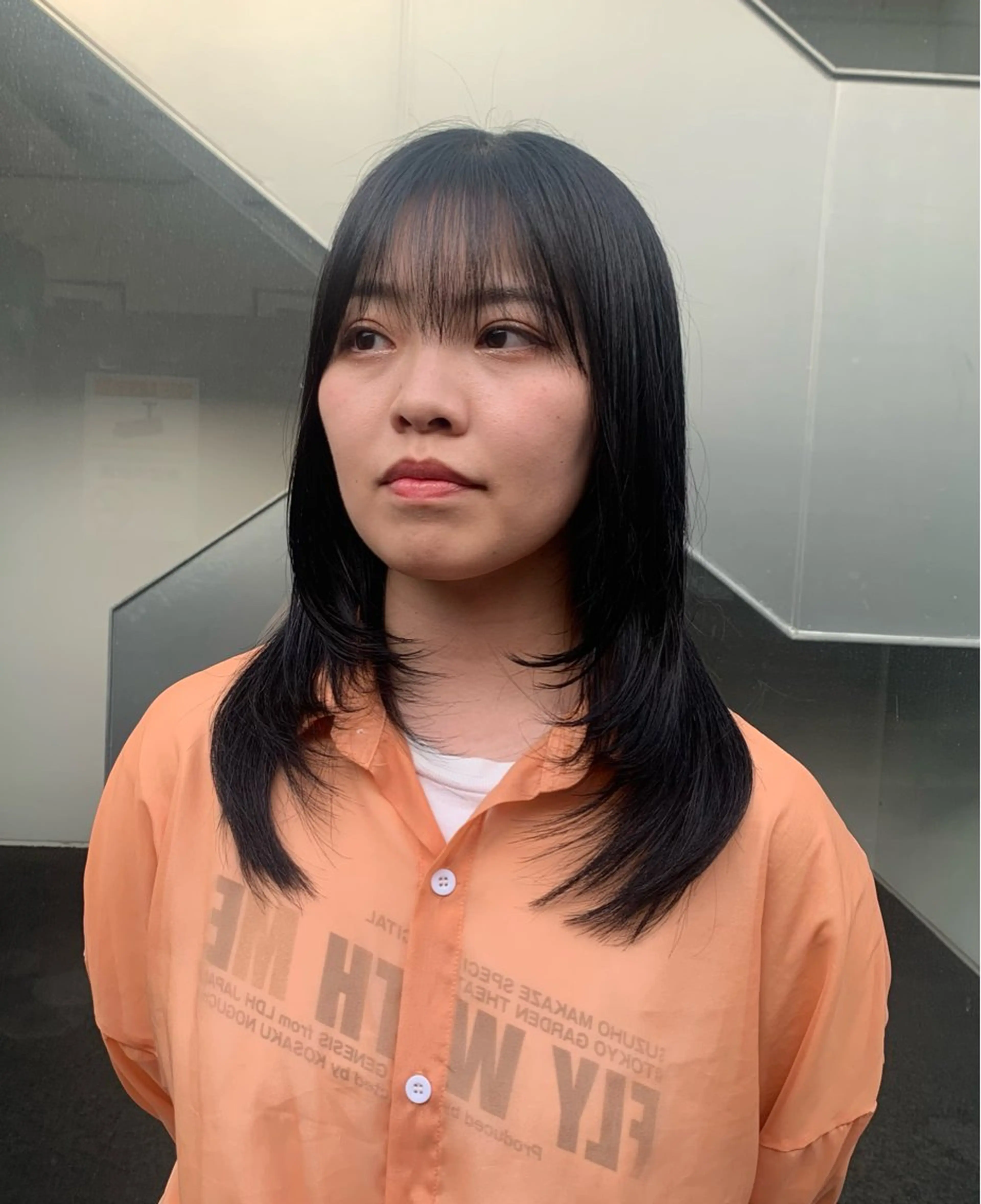 セミロング レイヤー/メンズ /髪質改善　廣島公平のヘアスタイル