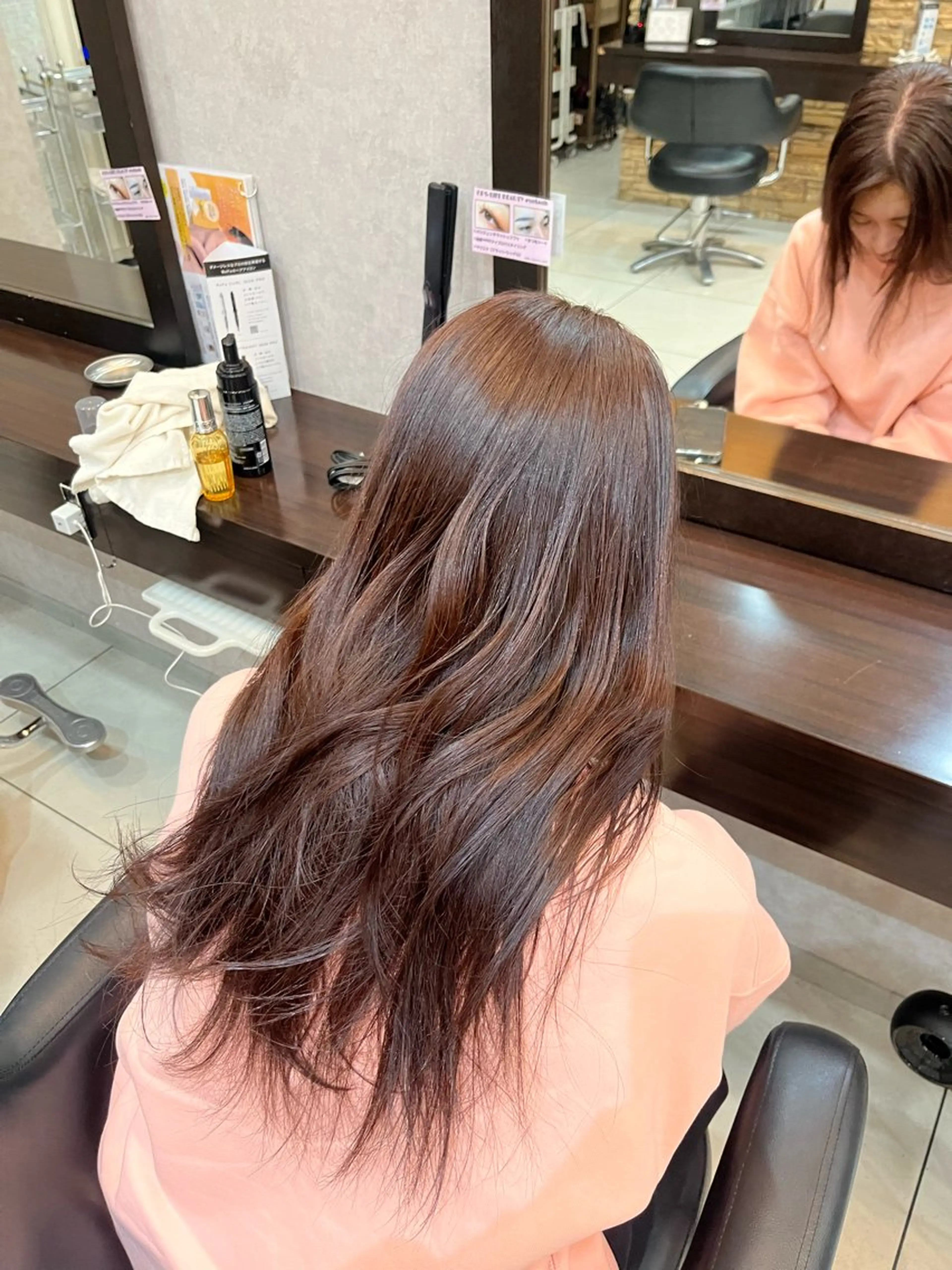 カラー ブリーチ ラベンダーカラー ブリーチなしカラー 透明感カラー✨🩵 韓国ヘアkanatoのヘアスタイル