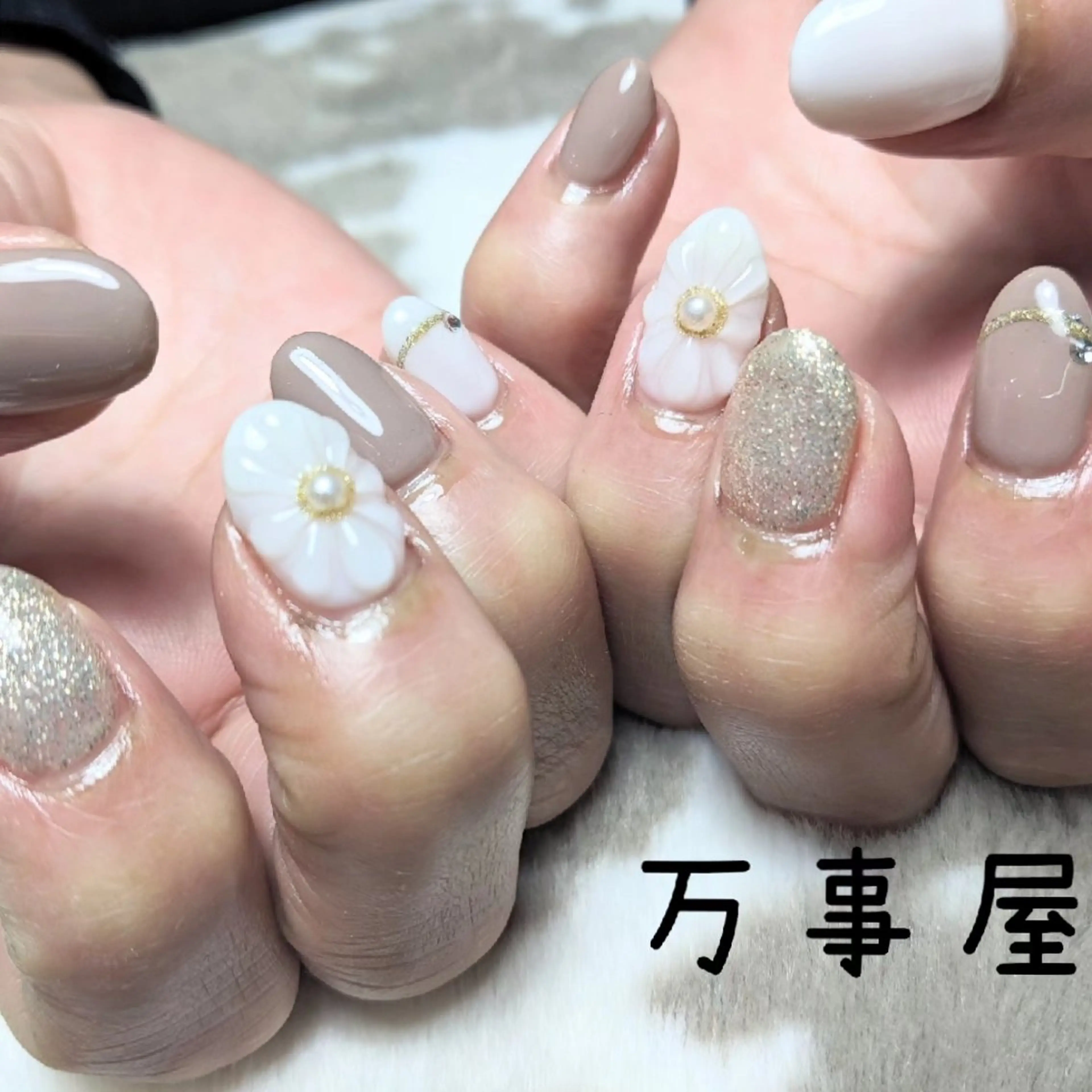 ネイル フラワーネイル ぷっくりネイル ☆ YOROZUYA..のネイルデザイン