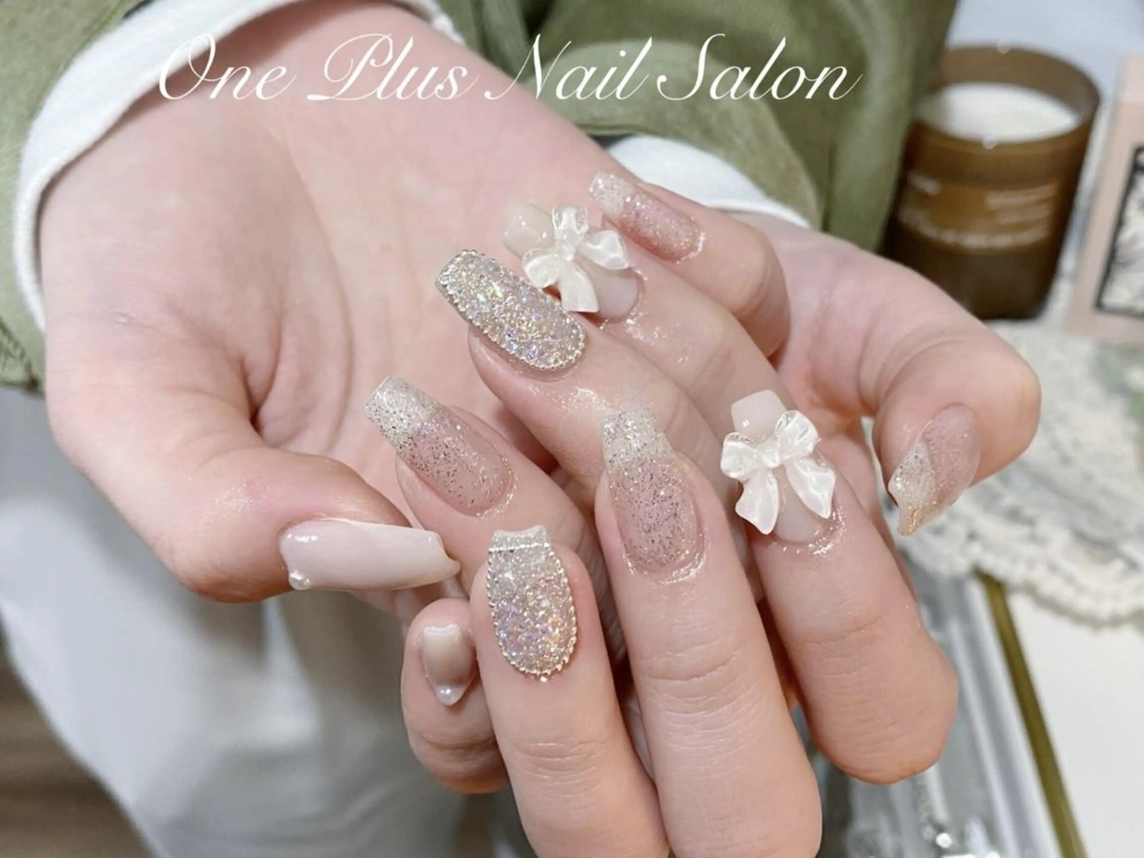 ネイル ジェルネイル キラキラネイル 韓国ネイル ラメ(グリッター) マグネットネイル haruka 🧸のネイルデザイン