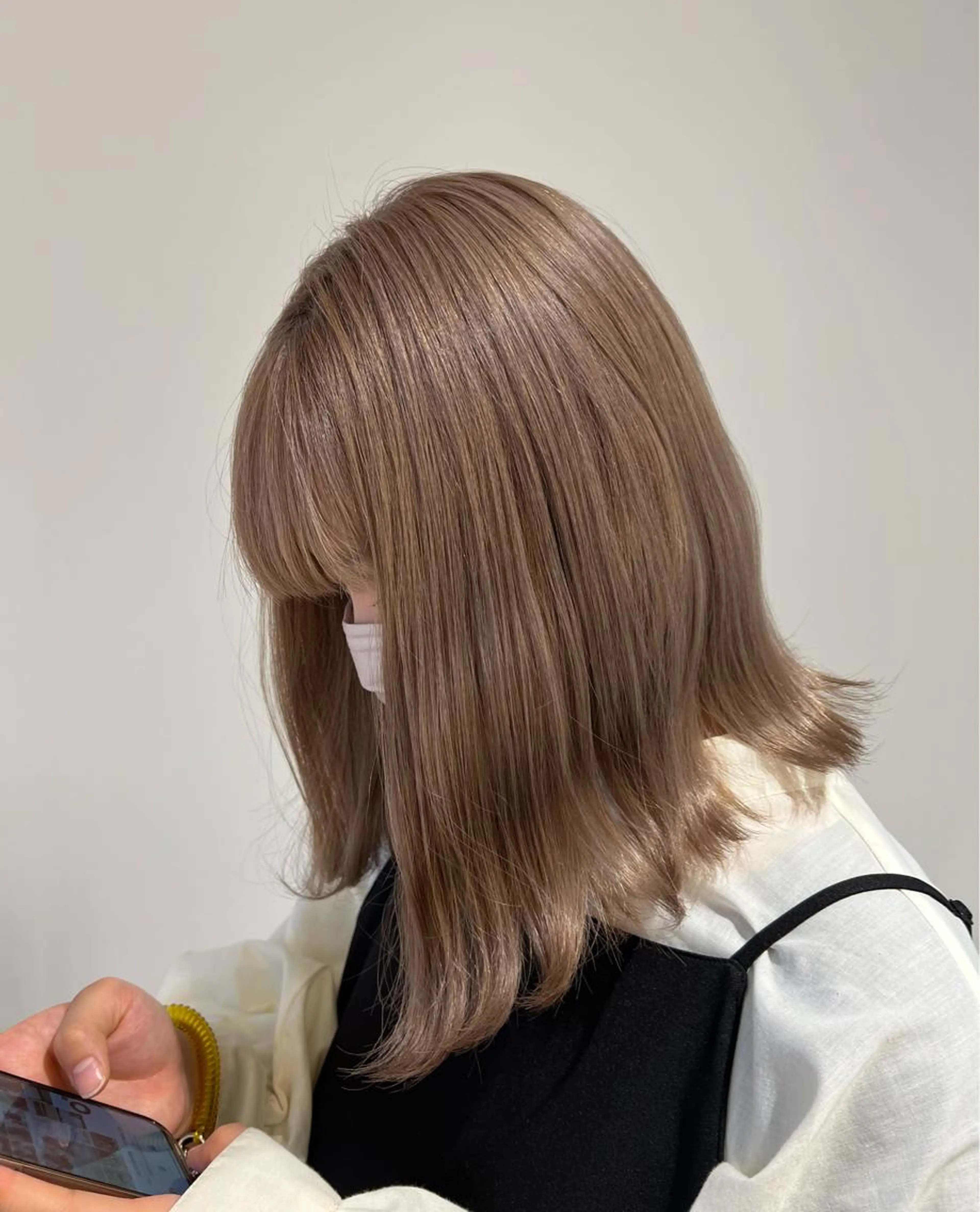 ワンブリーチダブルカラー+トリートメントの写真