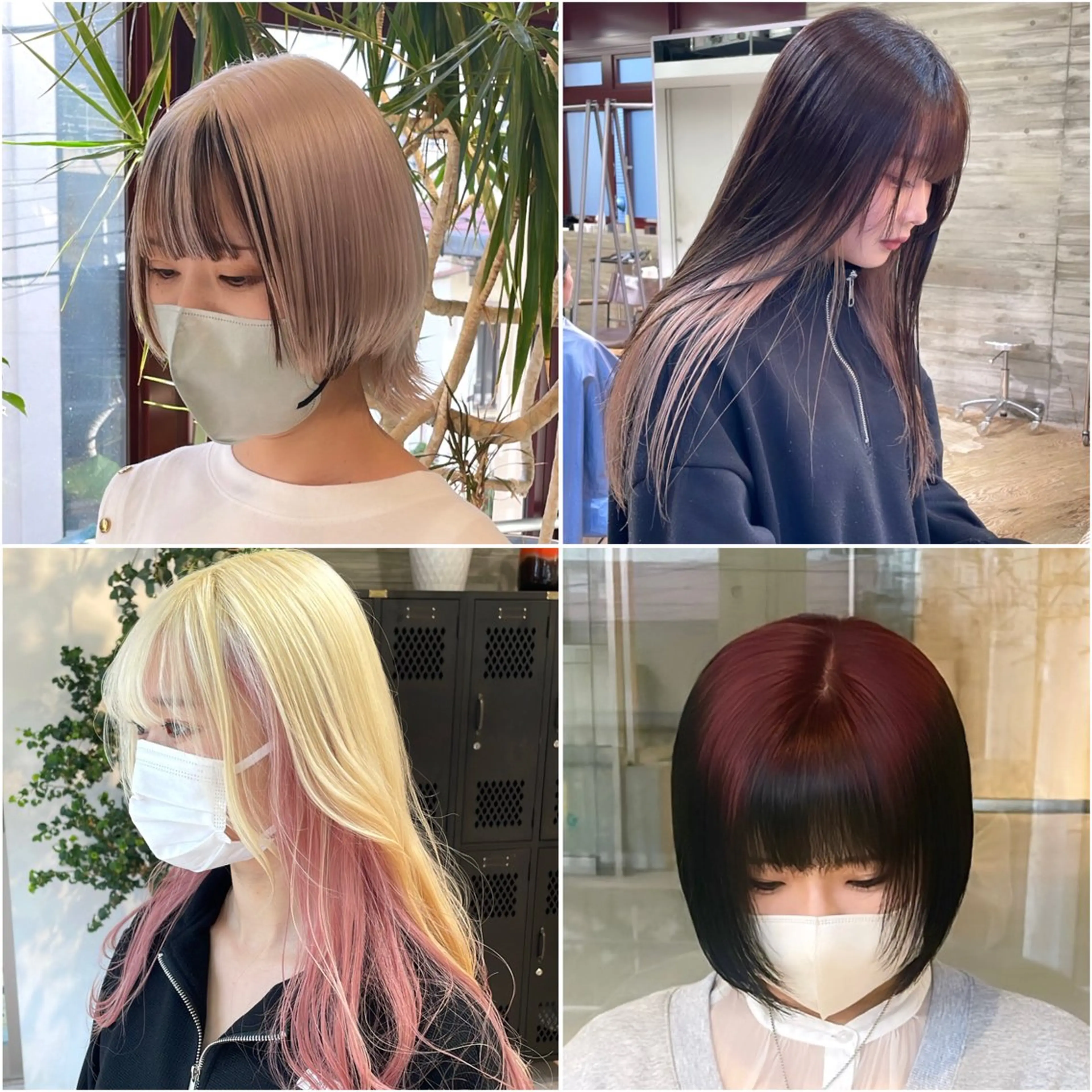 カラー カット ヘアカラー トリートメント 色落ち綺麗透明感カラ /ボブ/ナカツヒカルのヘアスタイル