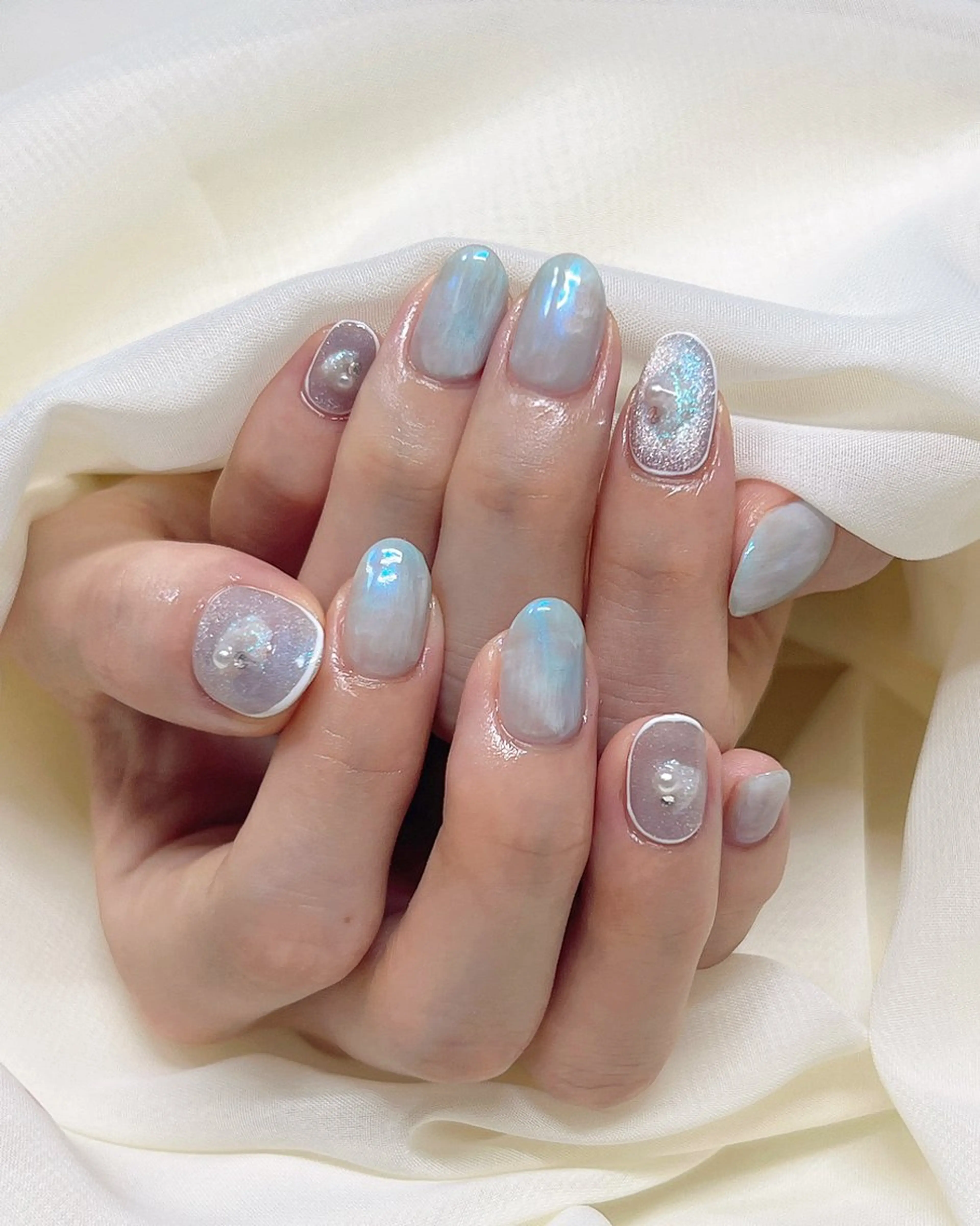ネイル アートネイル ニュアンスネイル nail salon MUAのネイルデザイン