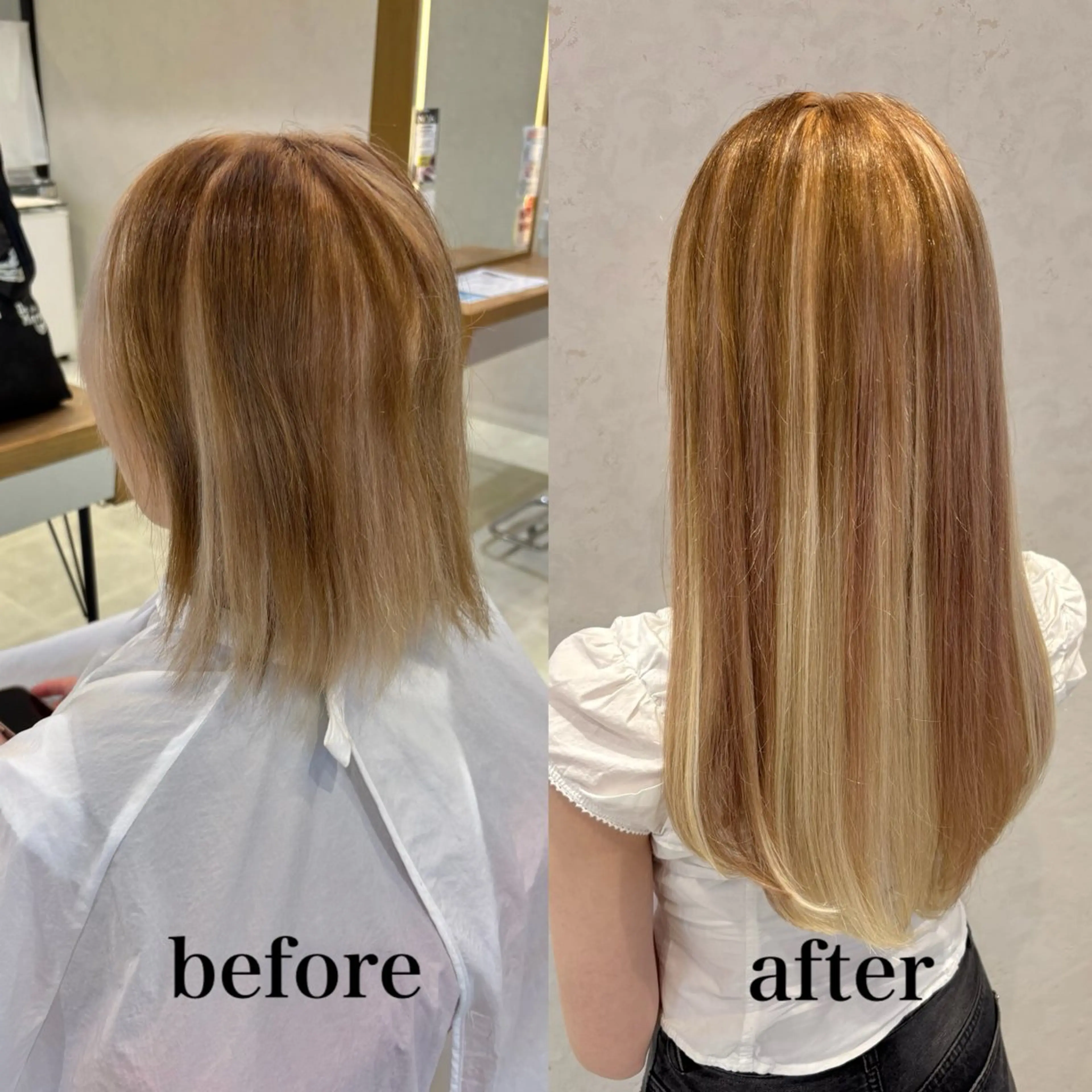 ヘアカラー エクステ ayumi🌈 インナーカラー🌈のヘアスタイル