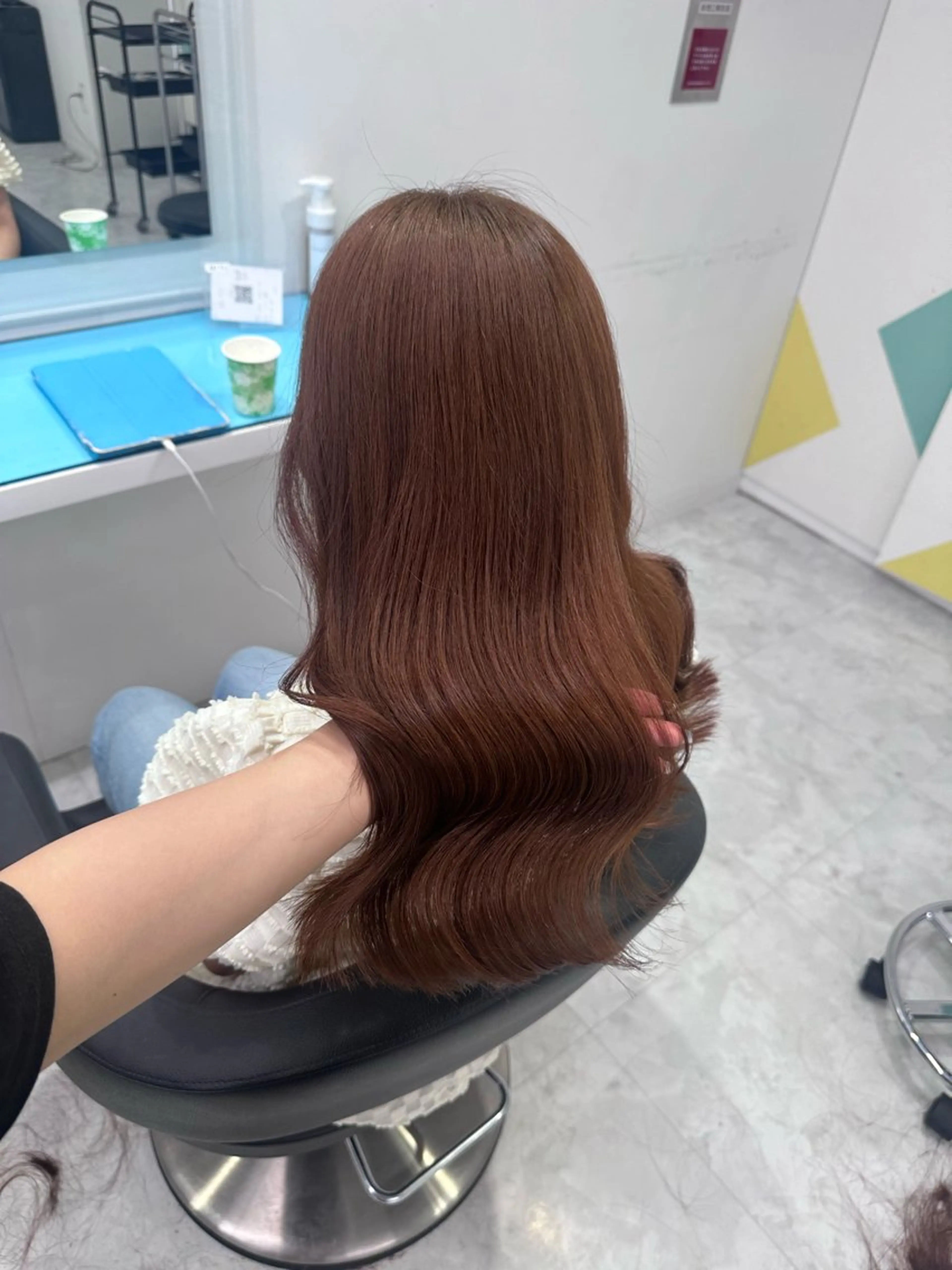 セミロング カラー カット ヘアカラー ♡ダブルカラー特化♡ miyuのヘアスタイル