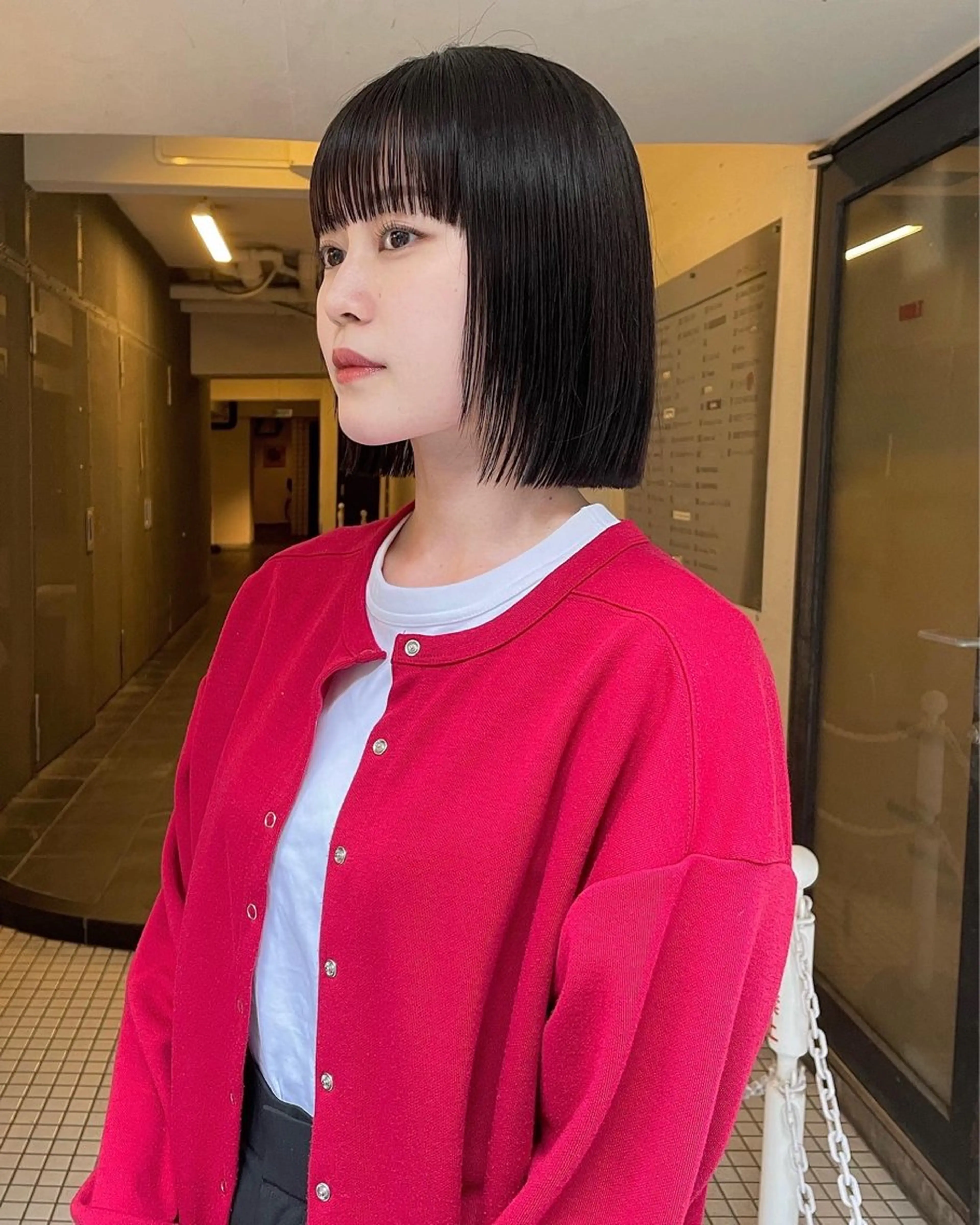 ショート さかした ちなのヘアスタイル