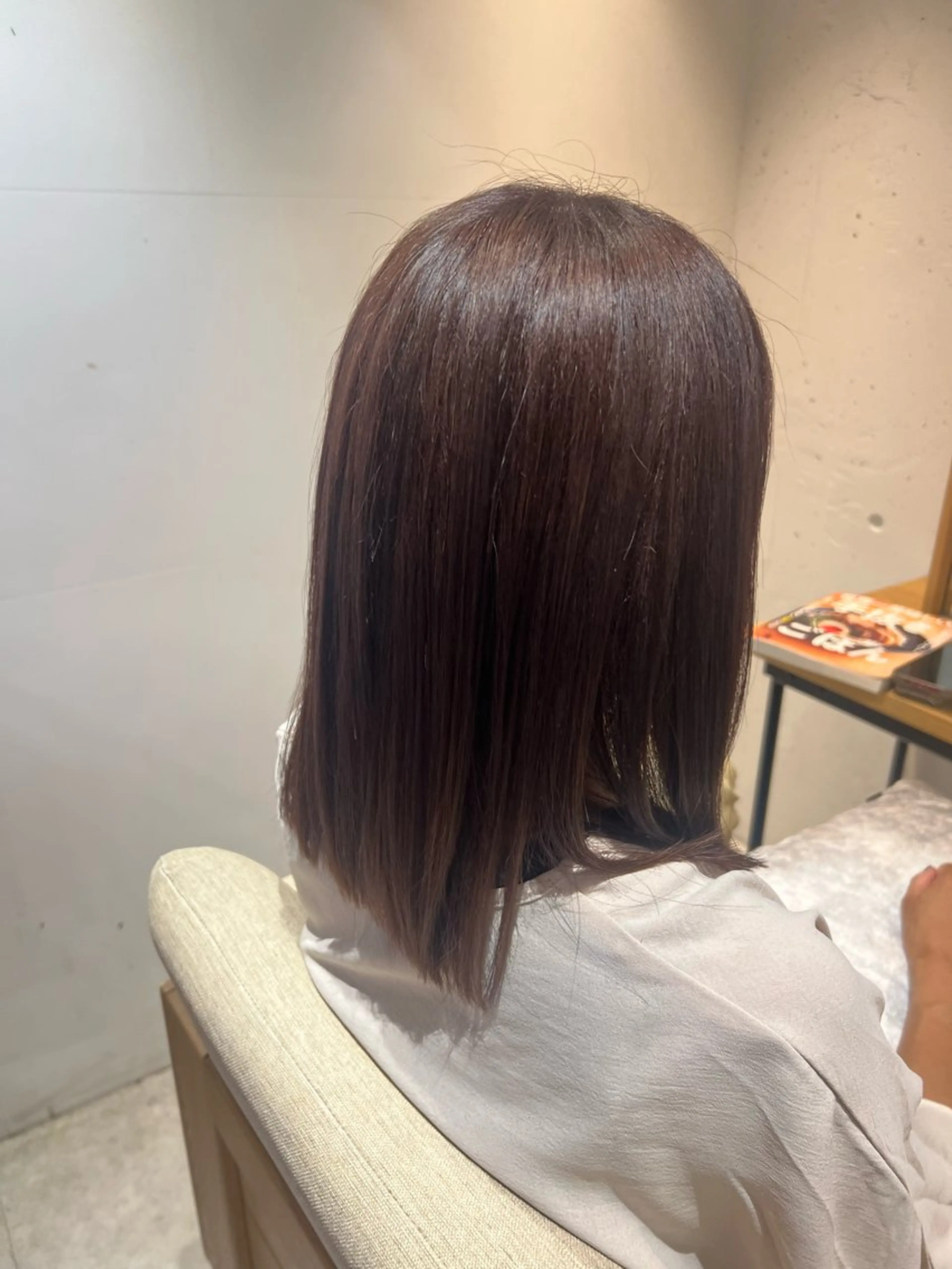 ミディアム カット ブルームヘアデザイン かこ。のヘアスタイル