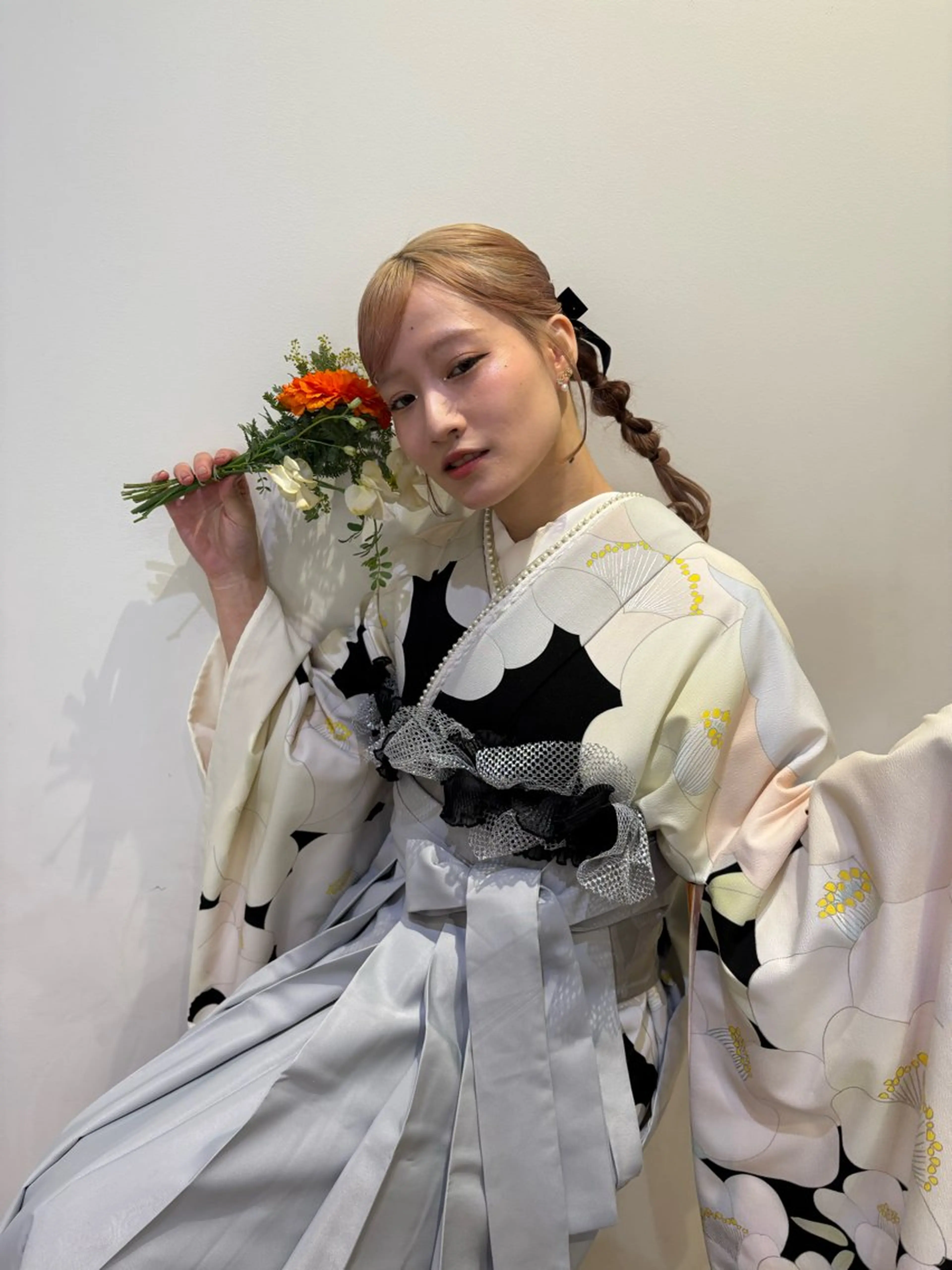 【卒業式💐】着付け＋ヘアセット ✩.*˚🎓の写真