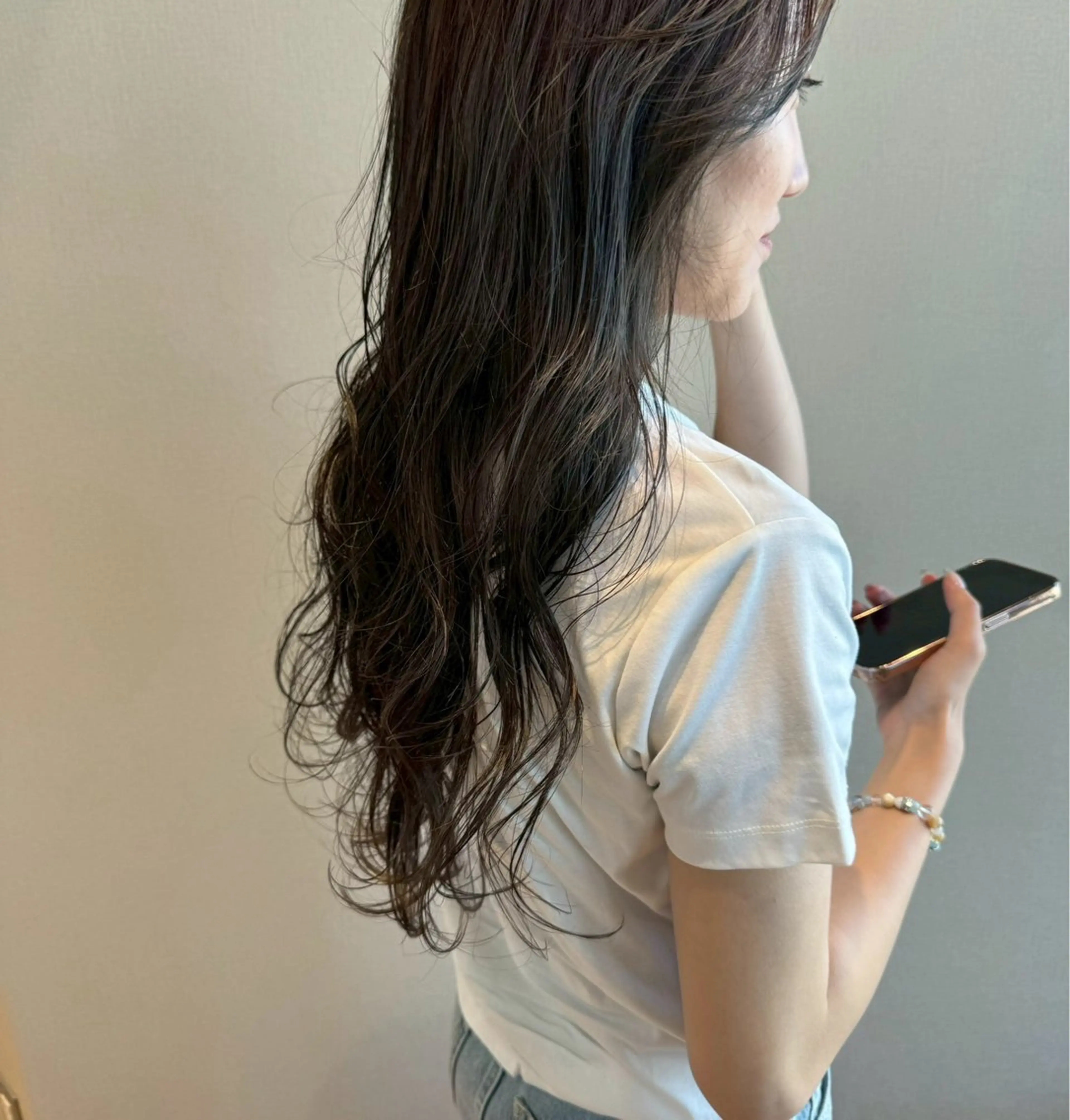 【ミニモ限定再来メニュー✨】ワンカラー＋トリートメント(スムース)(白髪染め可)の写真