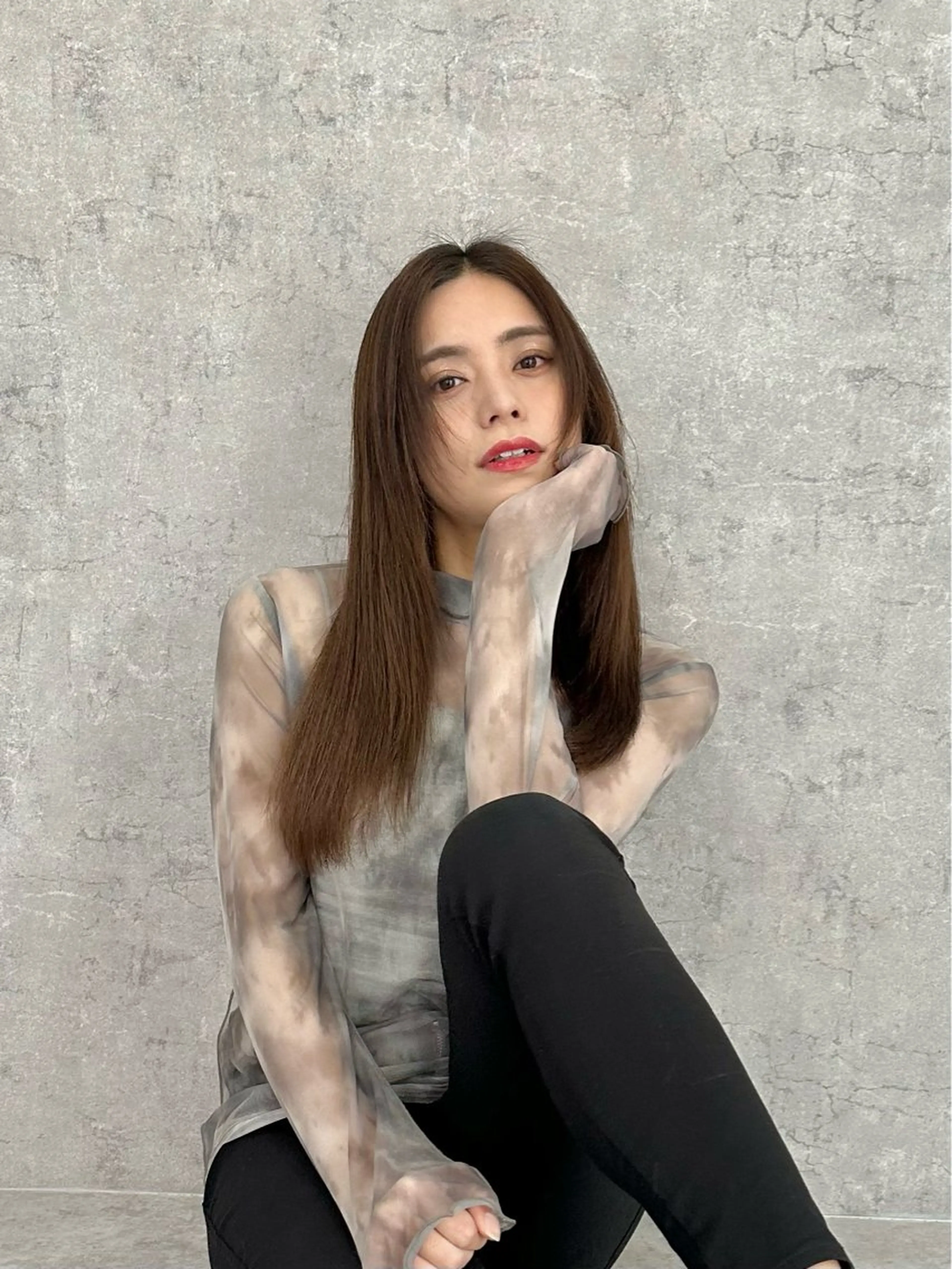 骨格似合わせカット＋カラー＋後処理トリートメントの写真