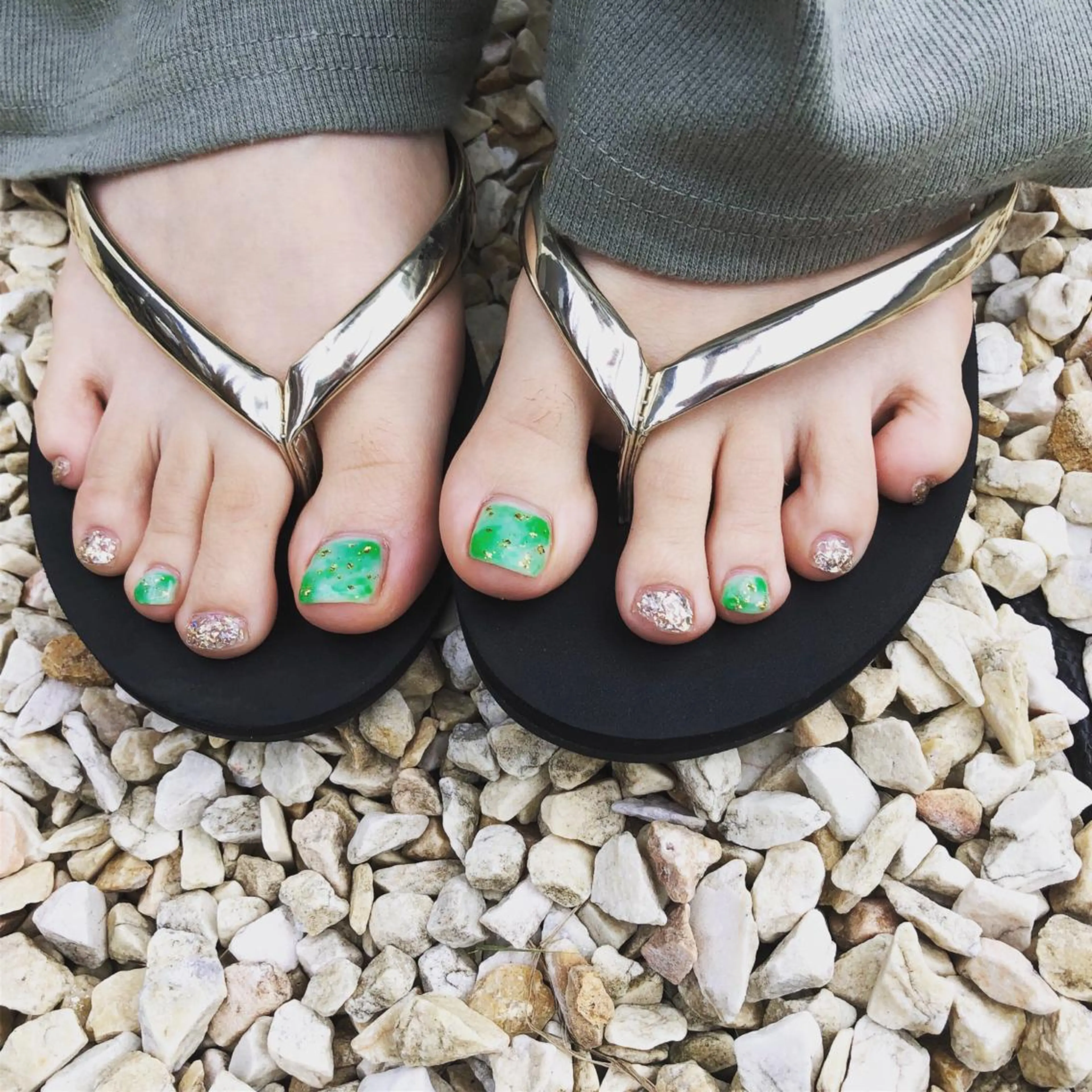 ネイル フットネイル ulu nailのネイルデザイン