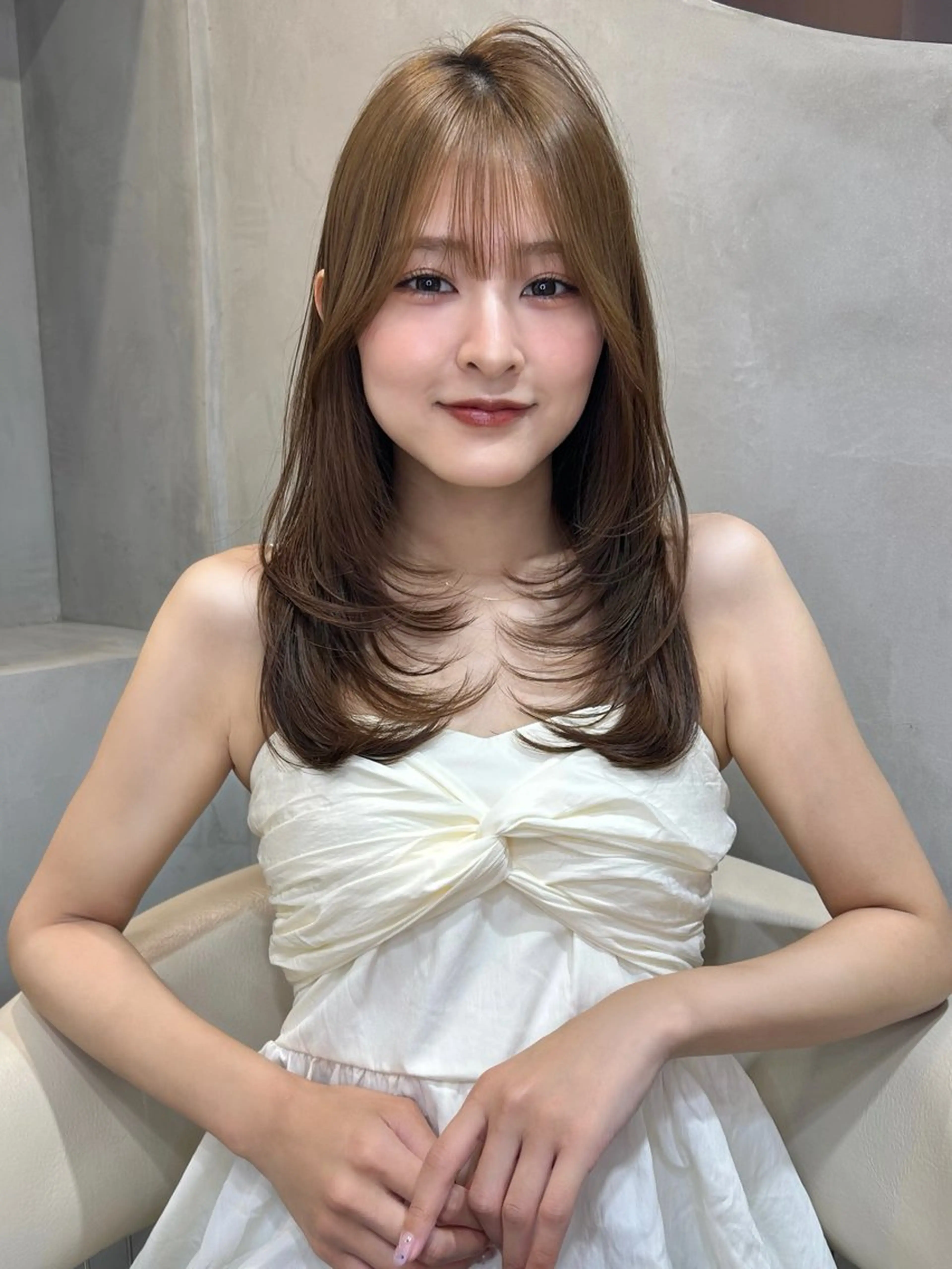 ミディアム 大宮韓国ハッシュ🪽 GLROWseriのヘアスタイル