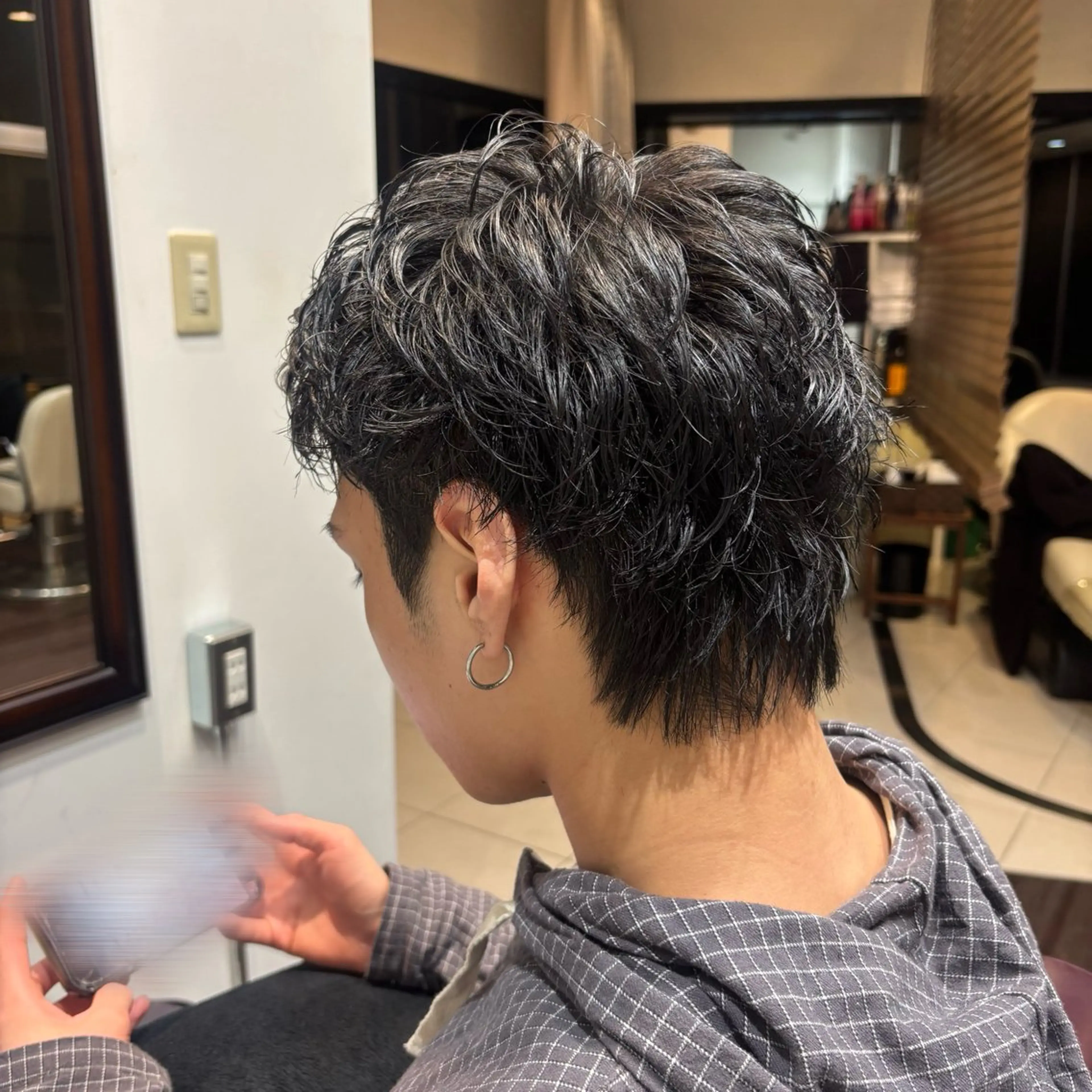 ショート パーマ ショートヘア カット パーマ かどたはるな レイヤー/パーマのヘアスタイル