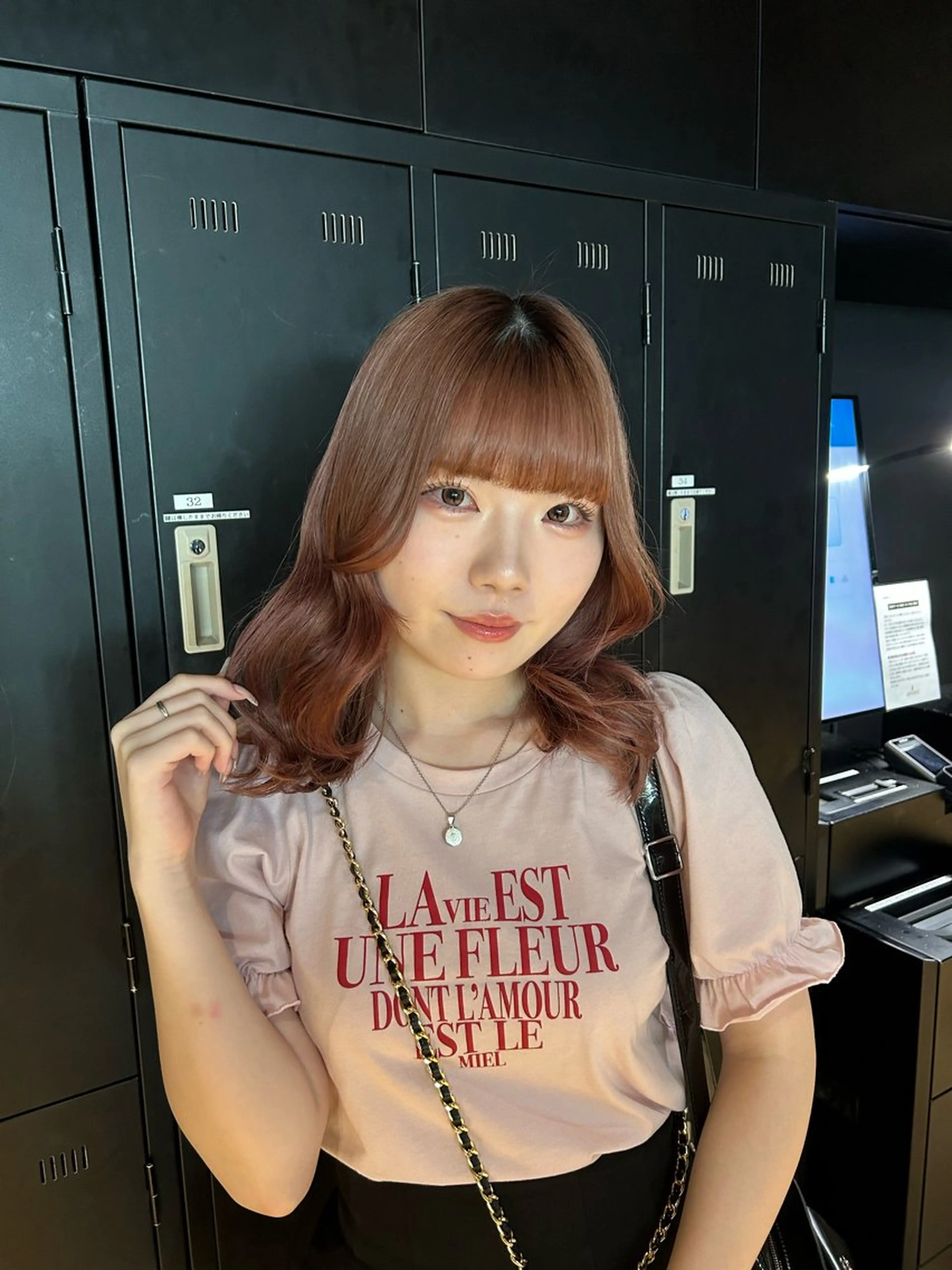 ミディアム トリートメント ヘアセット 韓国ヘア/顔周り ヘアセット/加藤優里のヘアスタイル