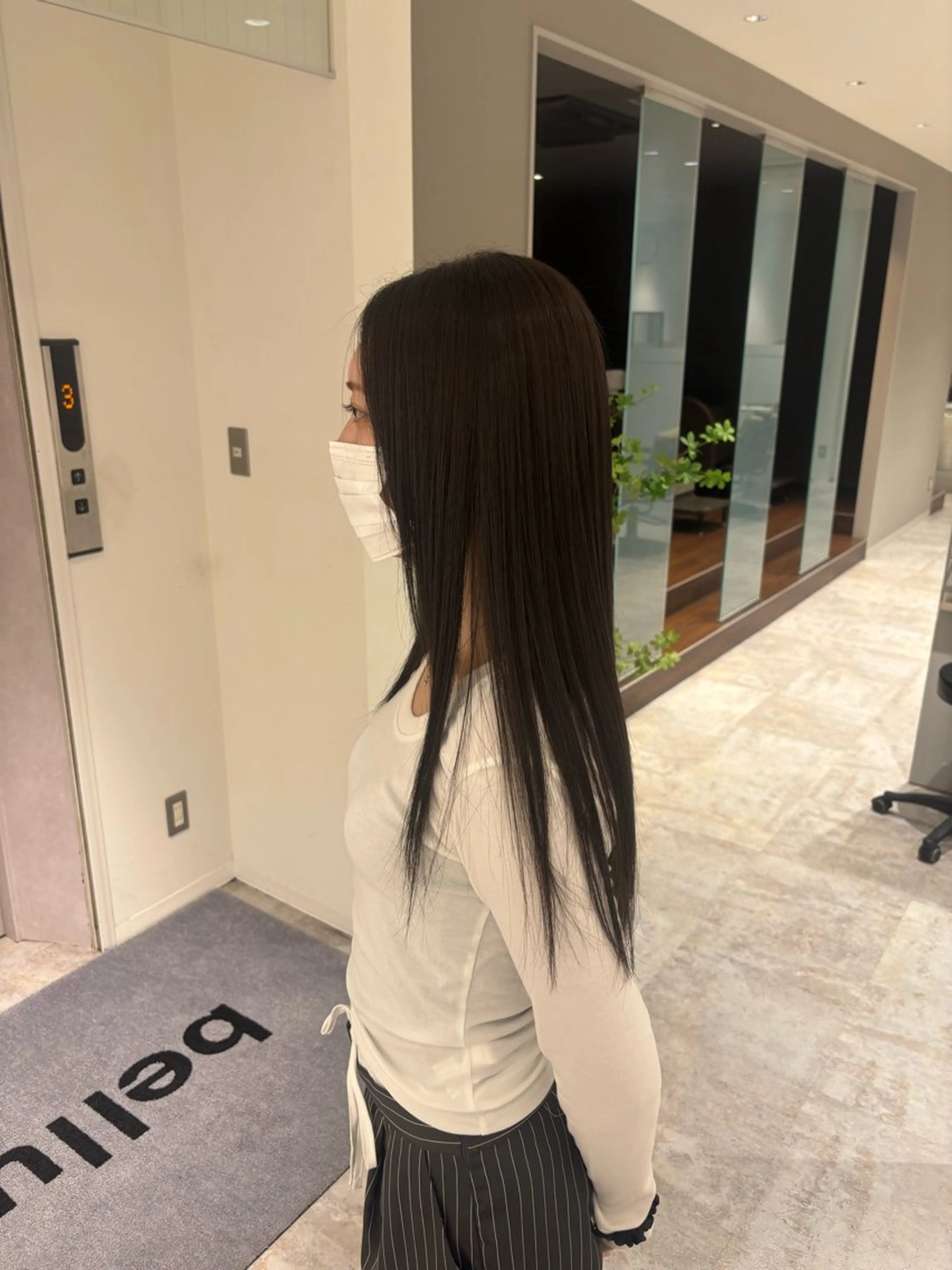 ロング カラー ブラウンカラー ヘアカラー bellus所属・田名部 愛乙のヘアスタイル