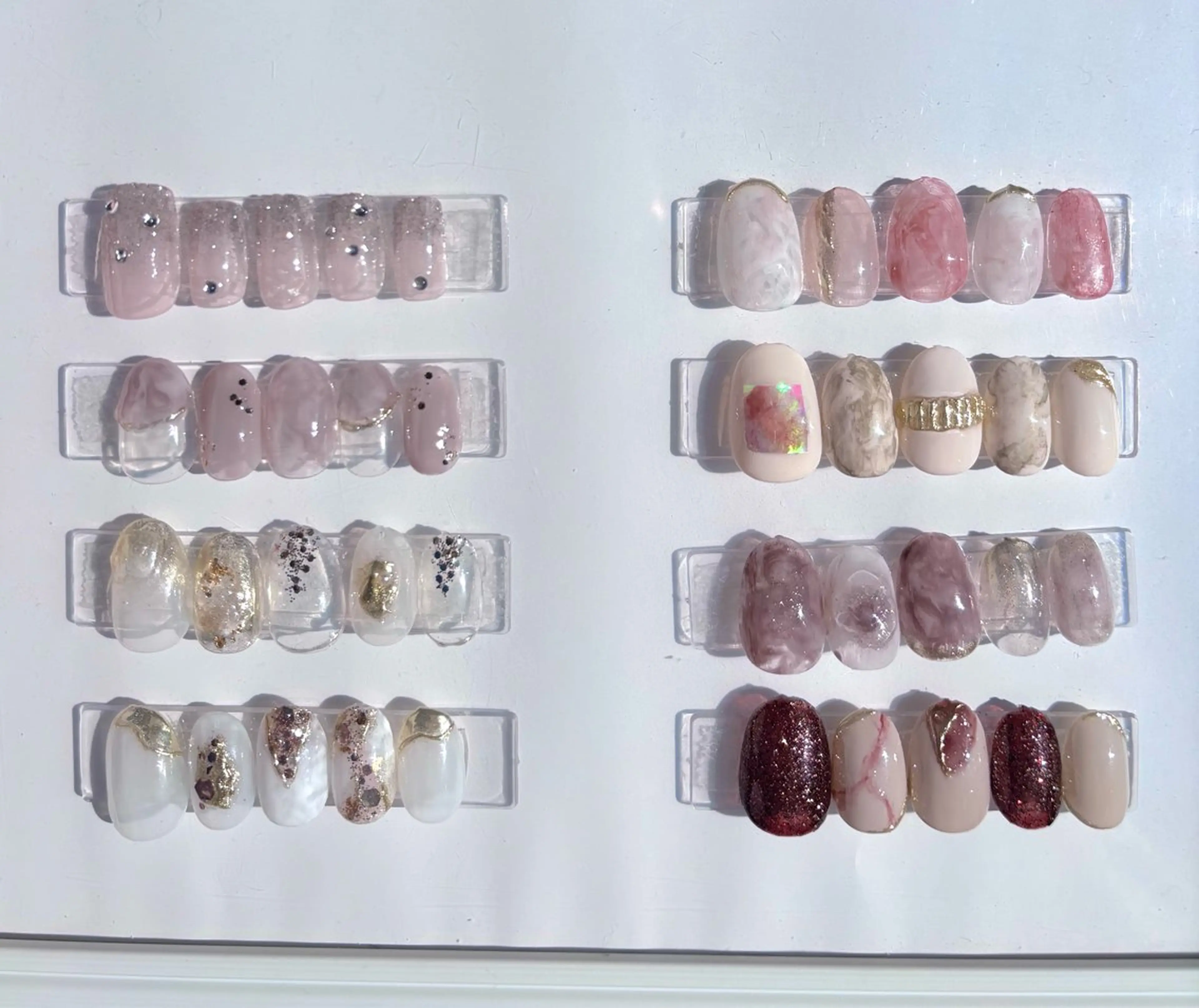 ネイル ニュアンスネイル 冬ネイル ハンドネイル LUANA n'sのネイルデザイン