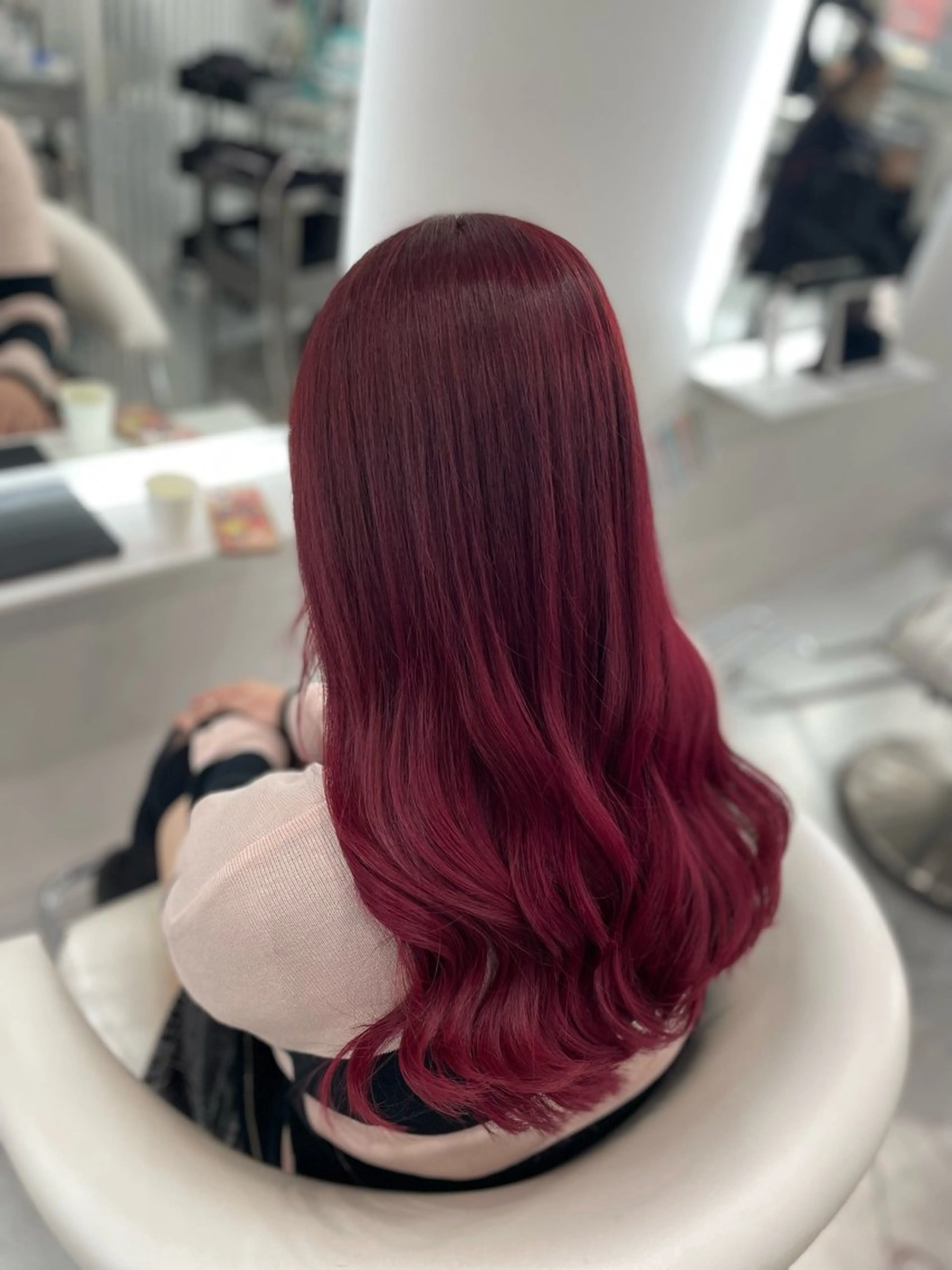 セミロング カラー 野崎 孝章のヘアスタイル