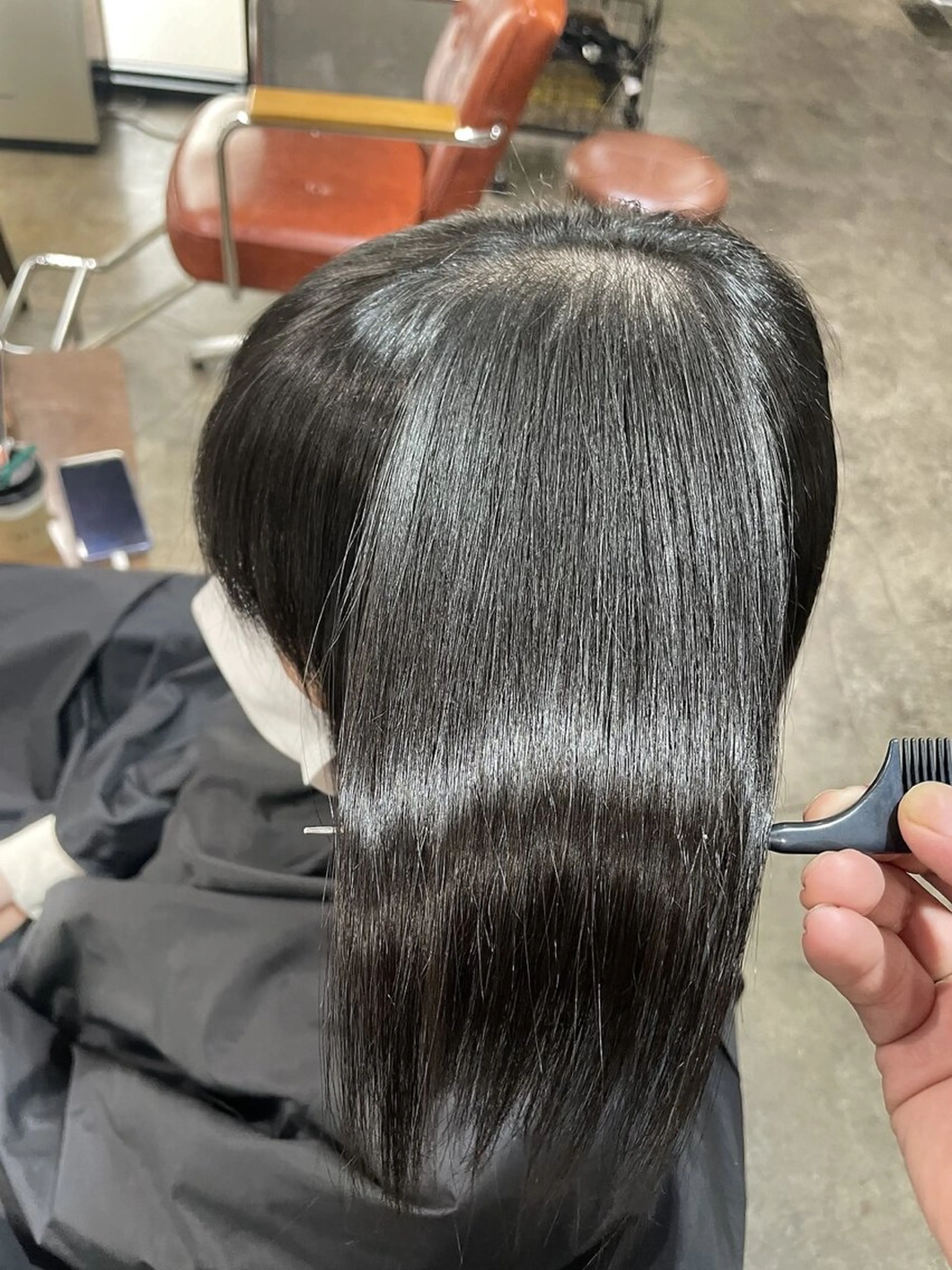 セミロング 【💎ツヤ髪💎】 ダメージレスカラー✨のヘアスタイル