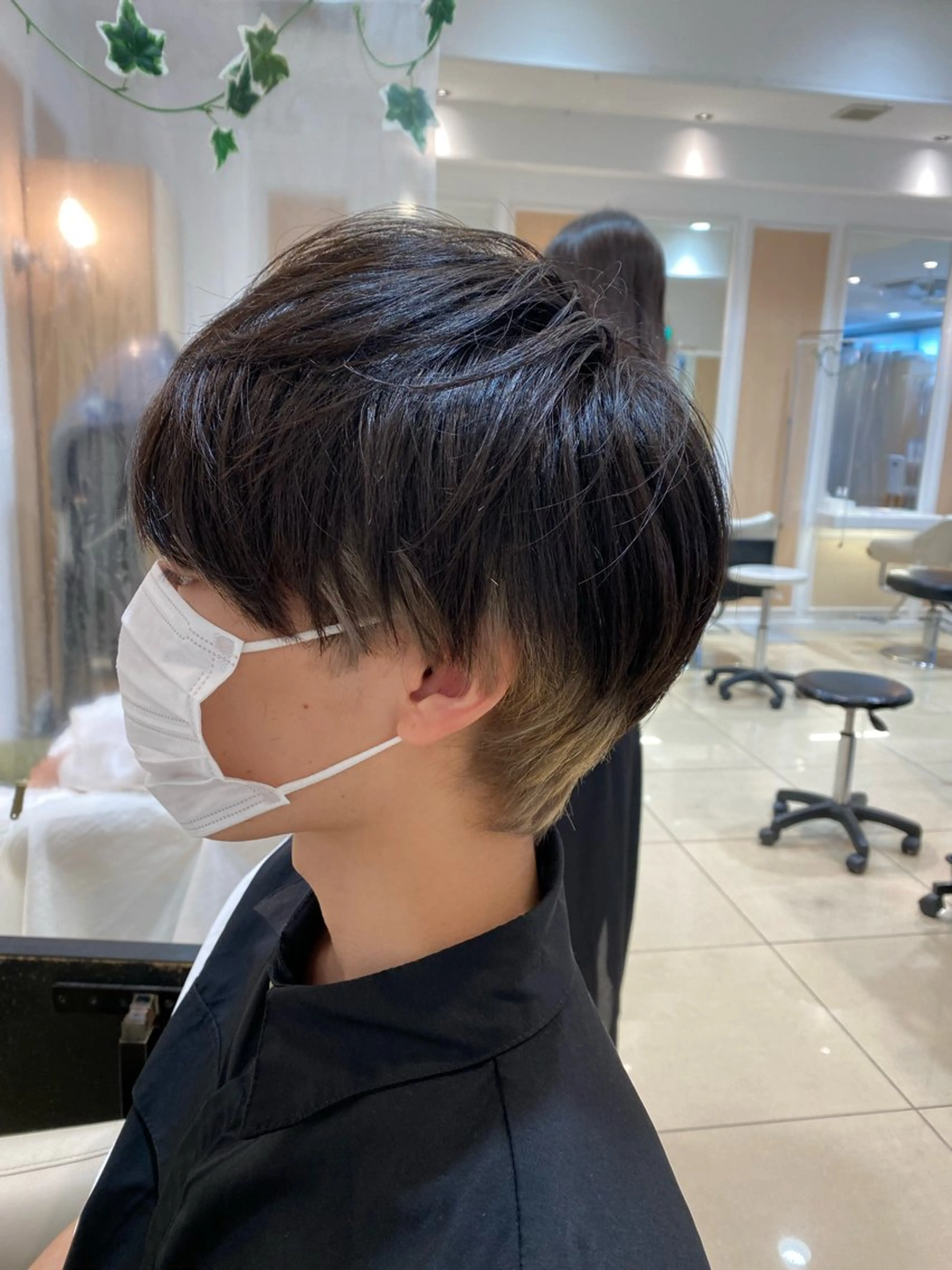 ショート カラー メンズ カット ヘアカラー メンズ特化型美容師 栗山勇人のヘアスタイル