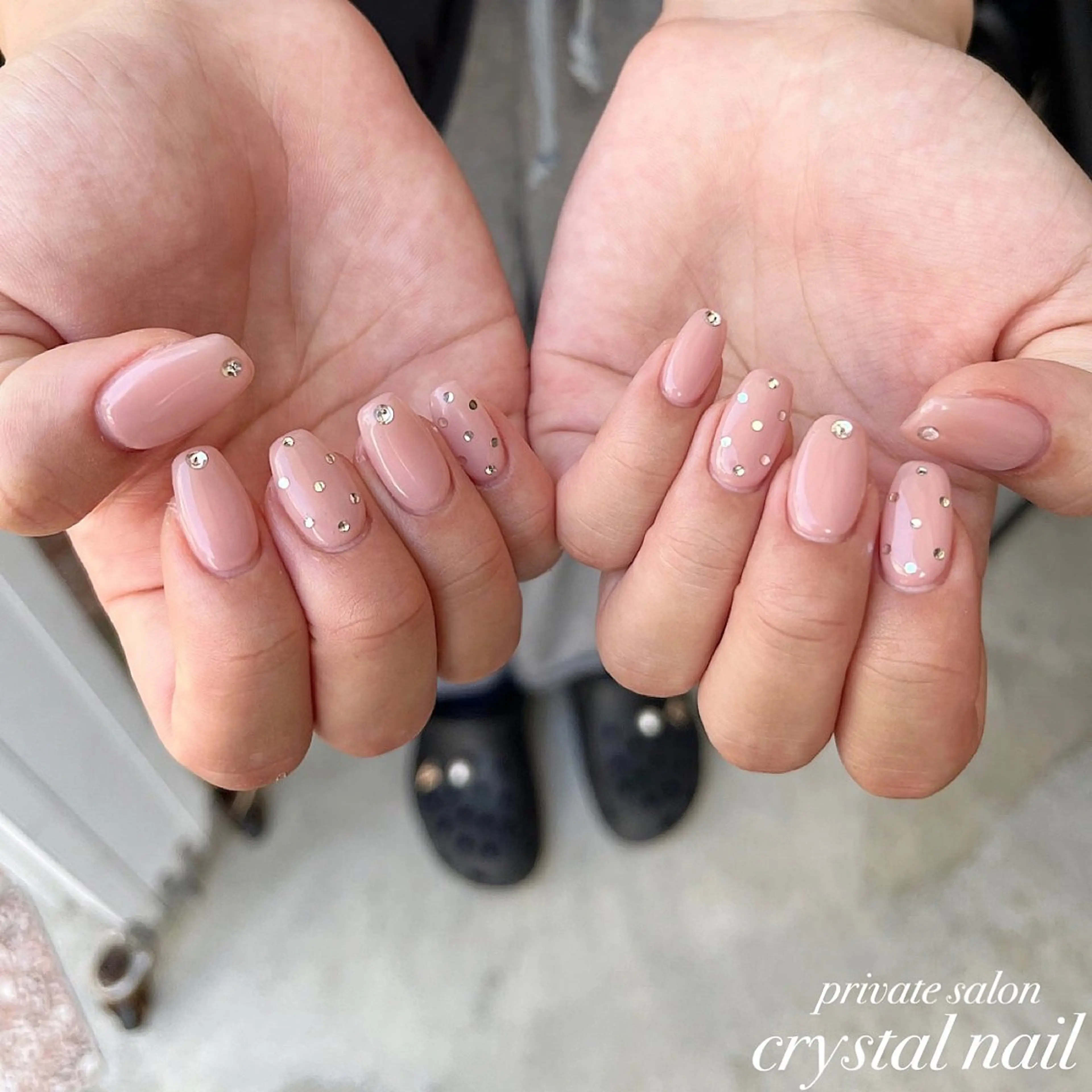 ネイル ストーンネイル Crystal Nailのネイルデザイン