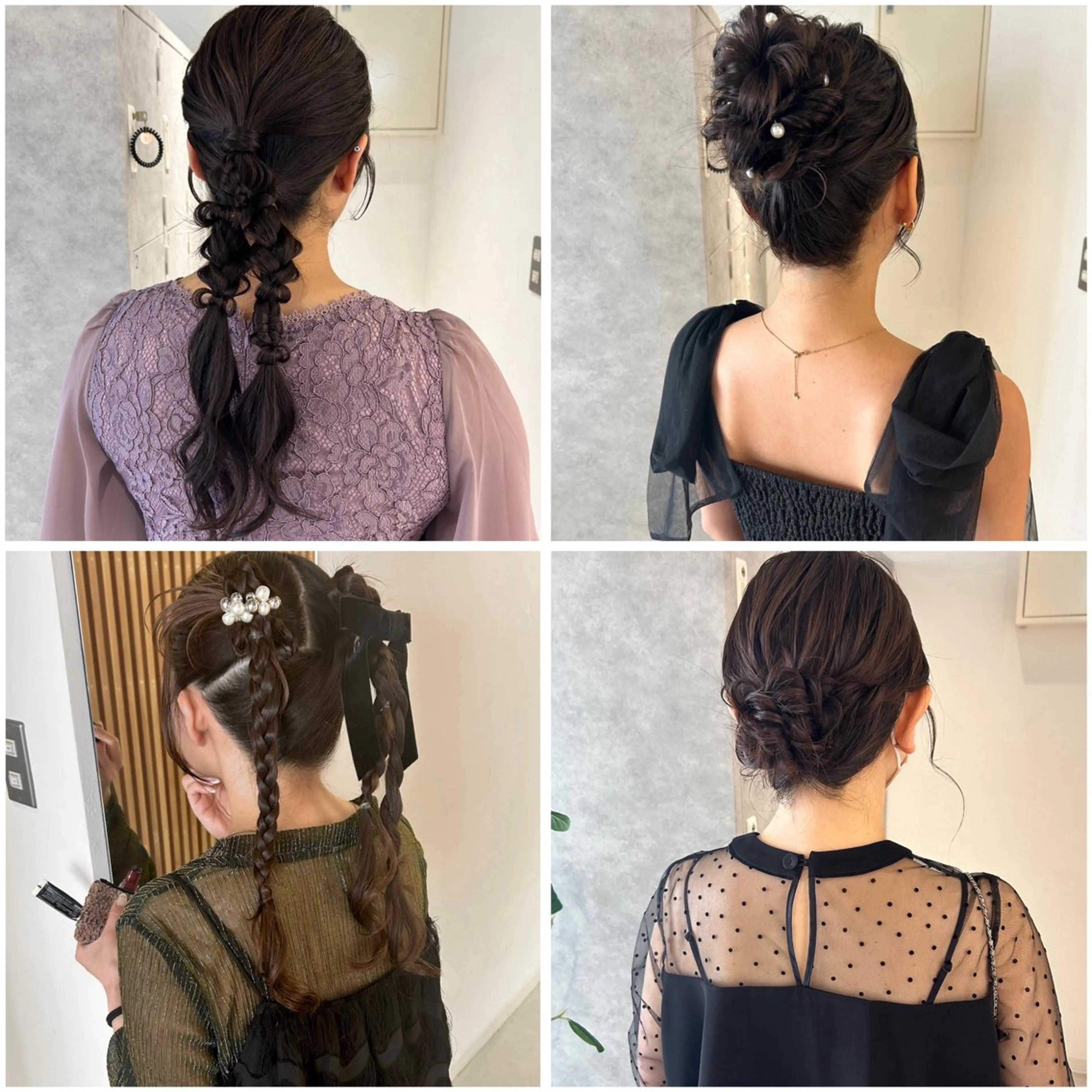 【アレンジ二スト🎀】飾りなしでもkawaiiアップスタイルヘアセット（飾り持ち込みOK⟡.·)の写真