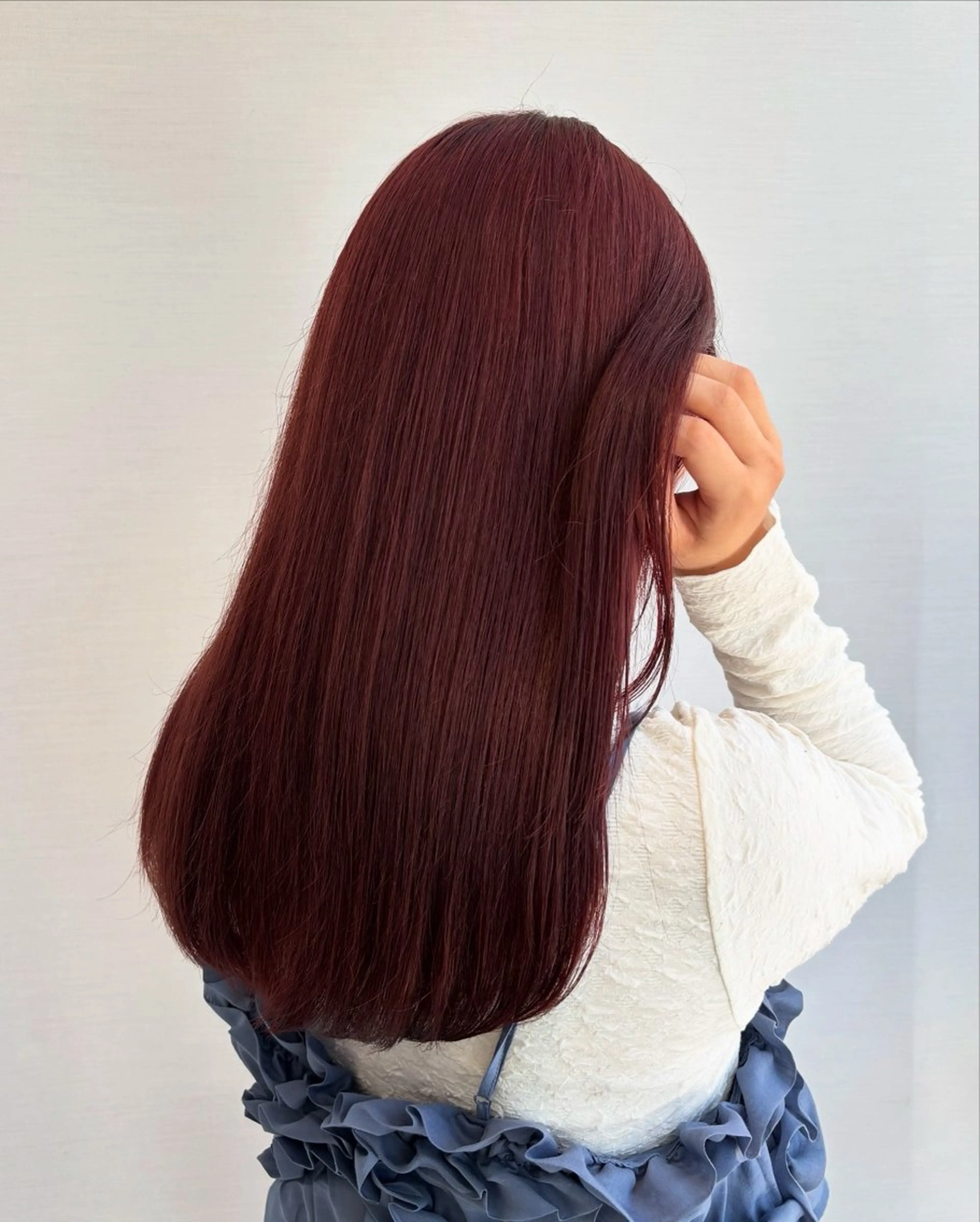 カラー ブリーチ ブリーチなしカラー ヘアカラー トリートメント 🫒🫒ブリーチなし 艶カラー🫒ヤマシロのヘアスタイル