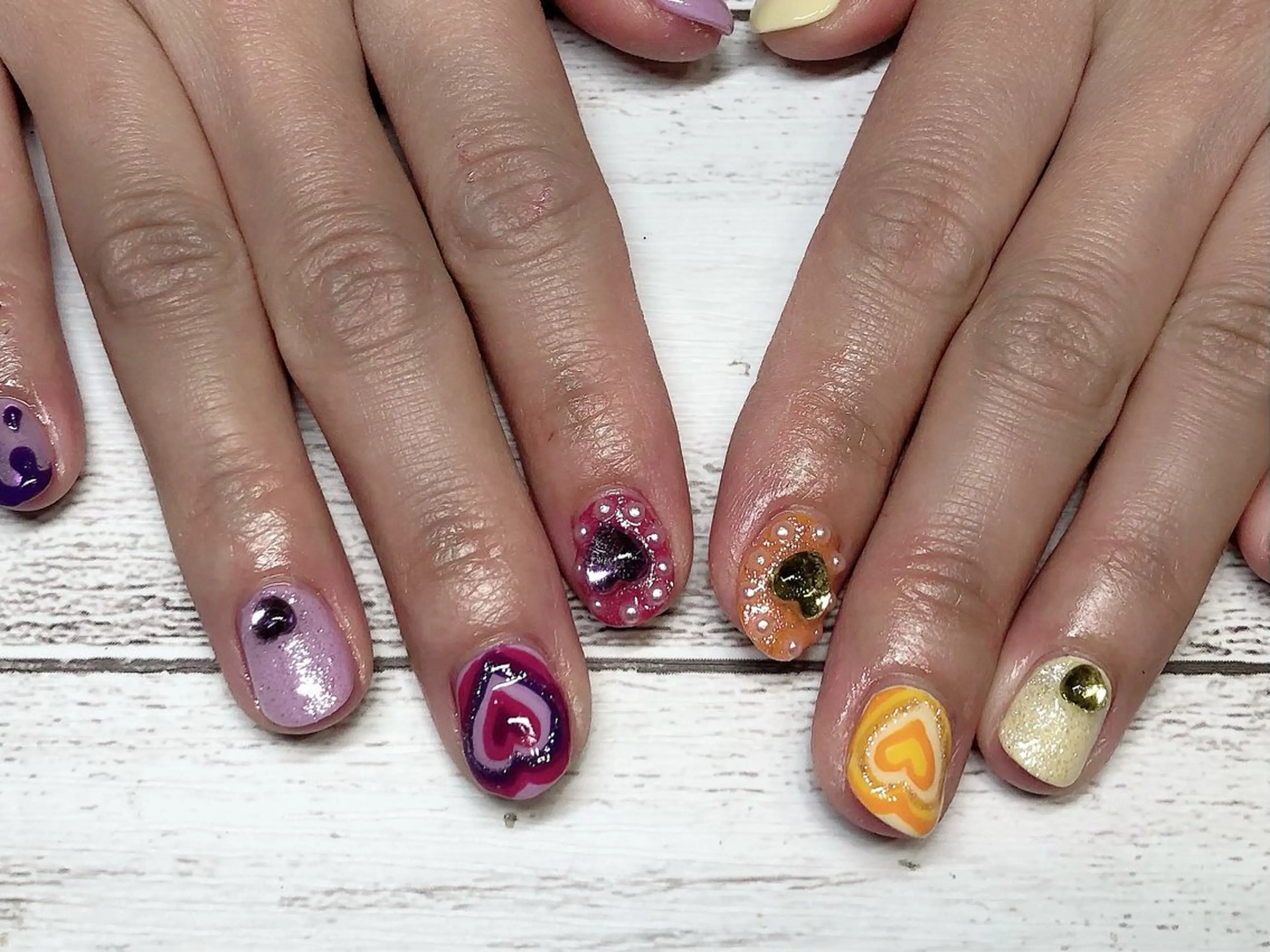 ネイル ハンドネイル Rグループ felizのネイルデザイン