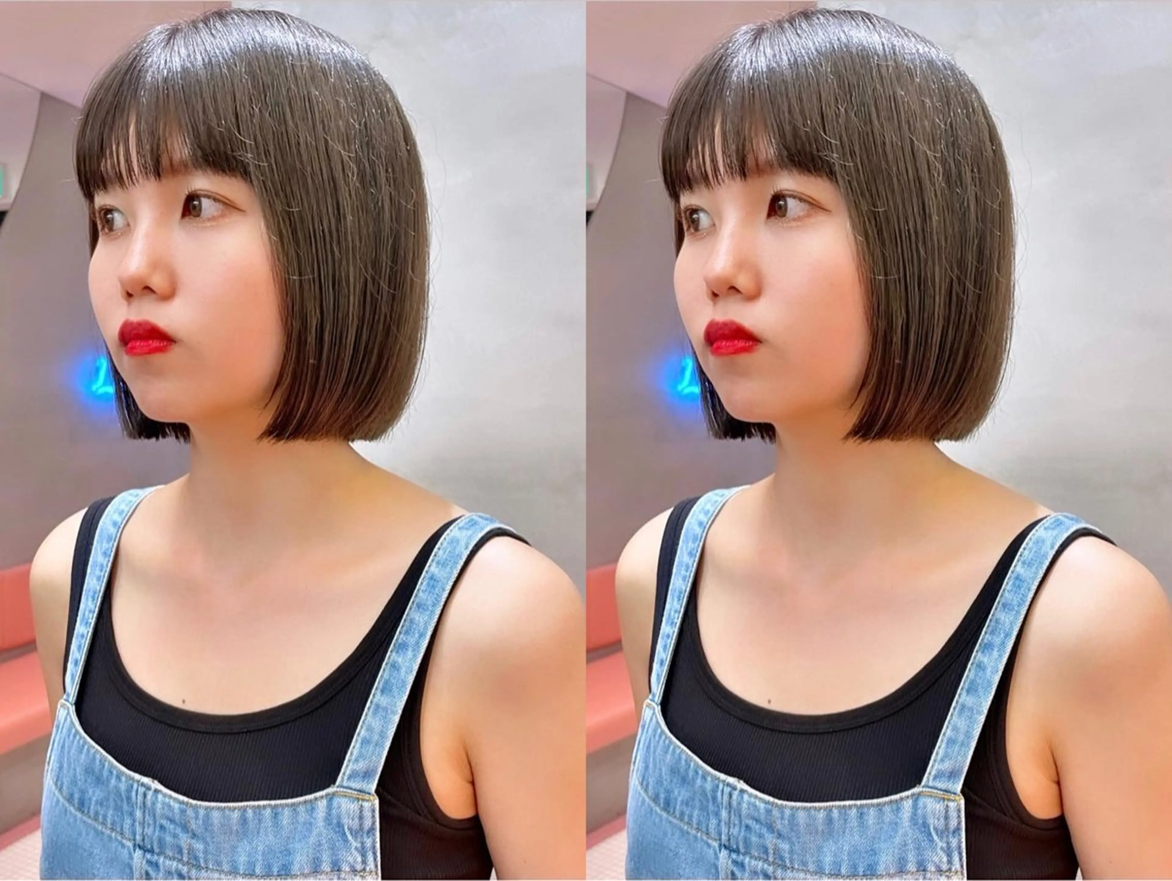 ショート Misaki /ボブ/縮毛矯正のヘアスタイル