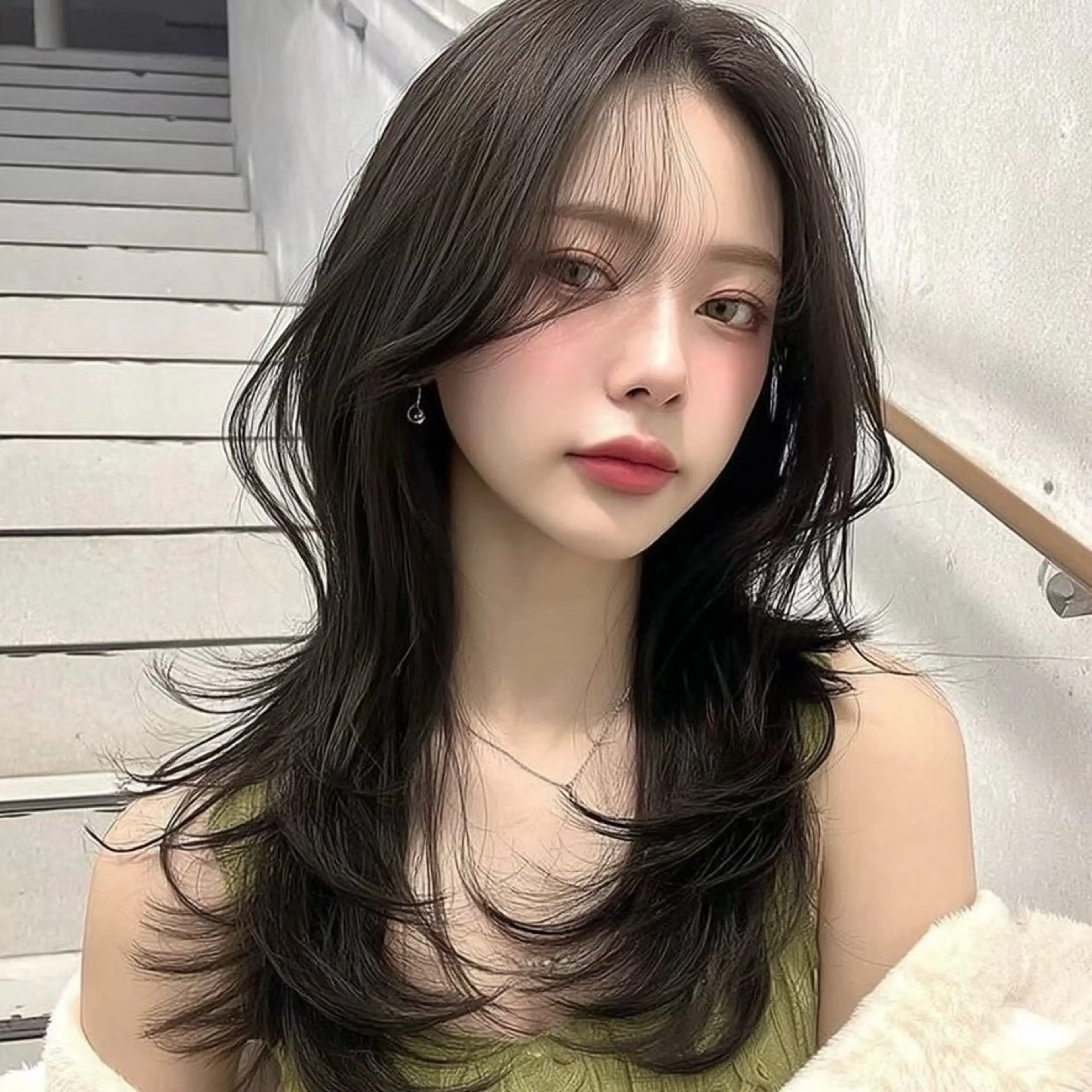 ロング 髪質改善 韓国風ヘア トリートメント hina/艶カラー/ 縮毛矯正/梅田のヘアスタイル