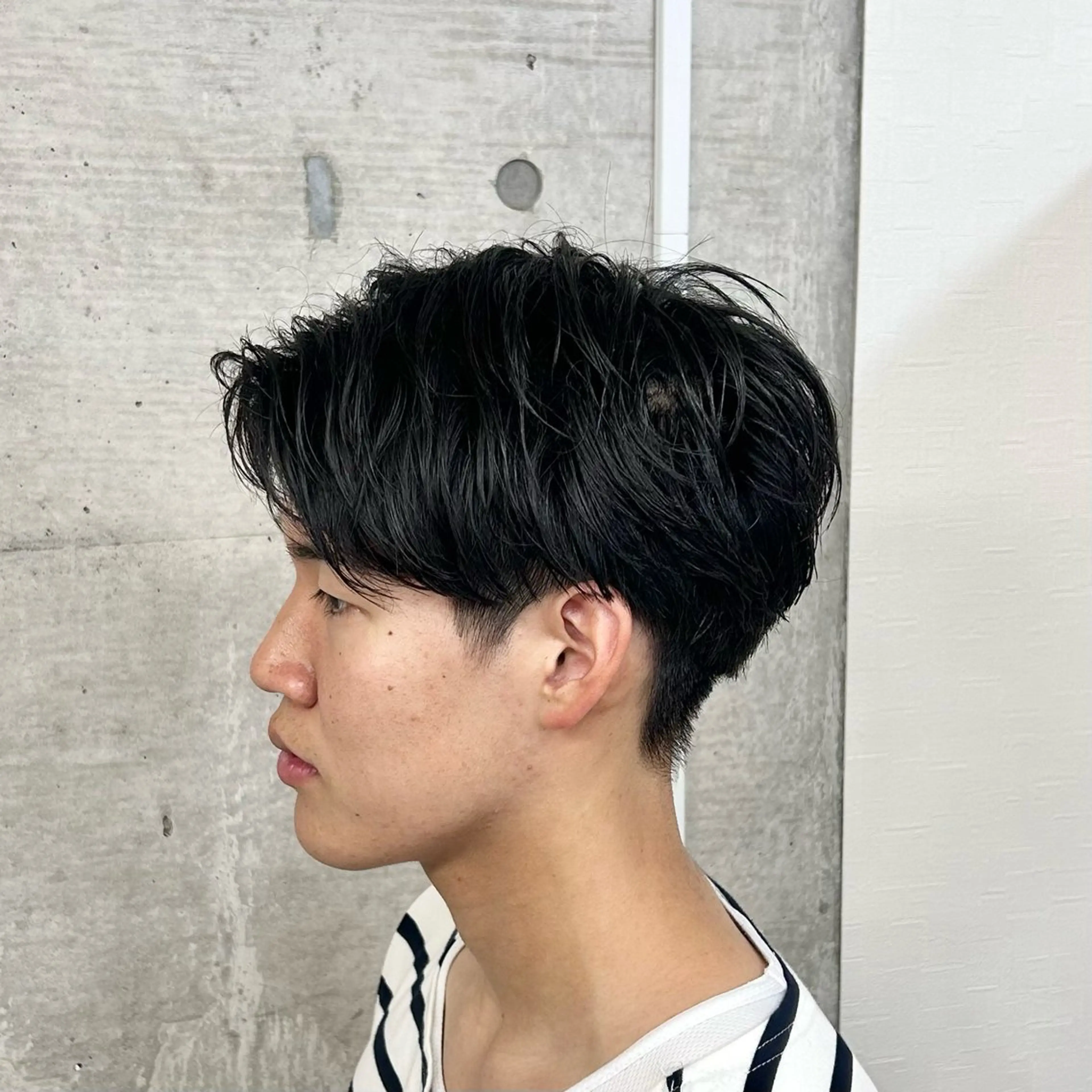 ミディアム カット パーマ Rikito /メンズパーマのヘアスタイル