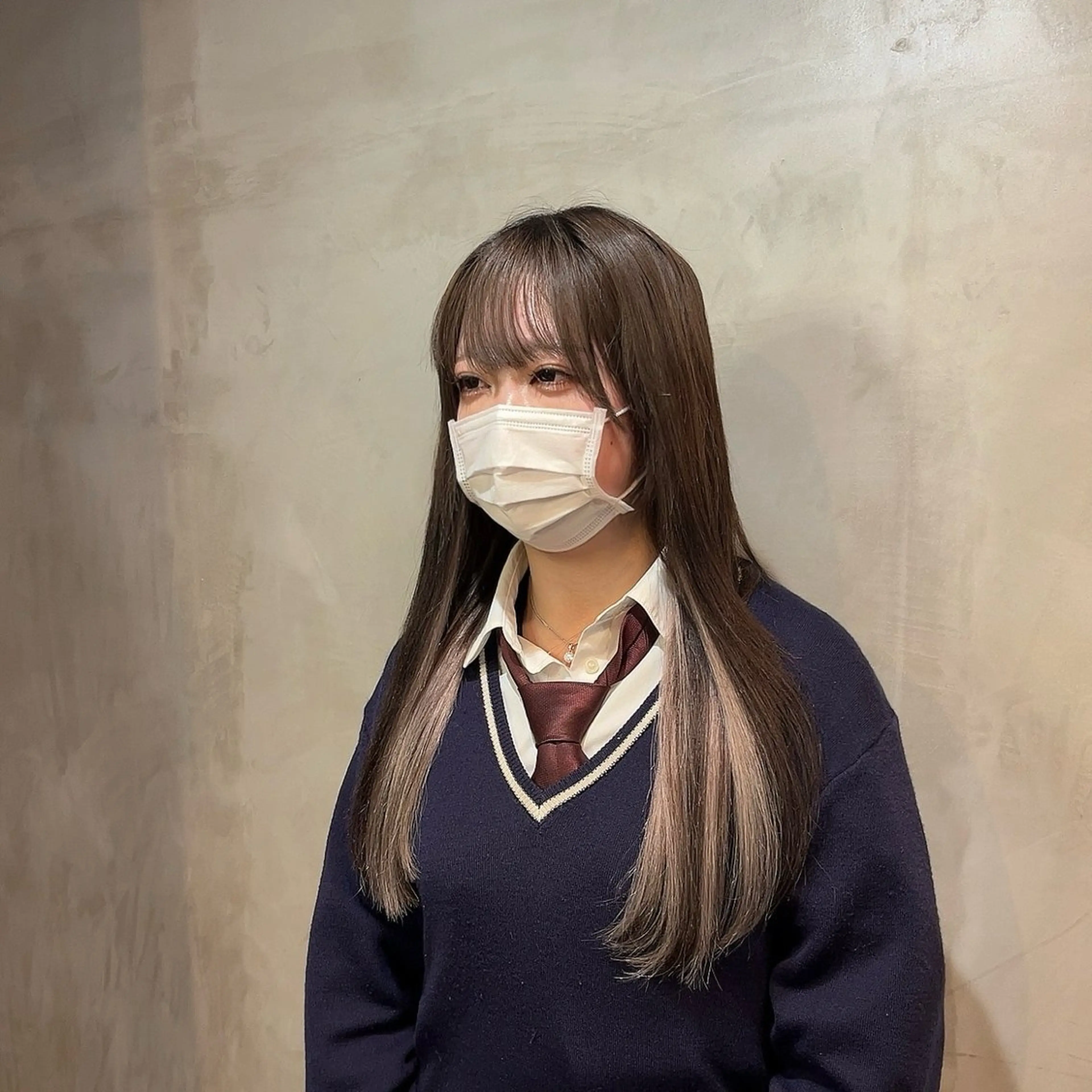 ロング カラー インナーカラー エクステ 新宿プルエクステ 【tsubura】のヘアスタイル