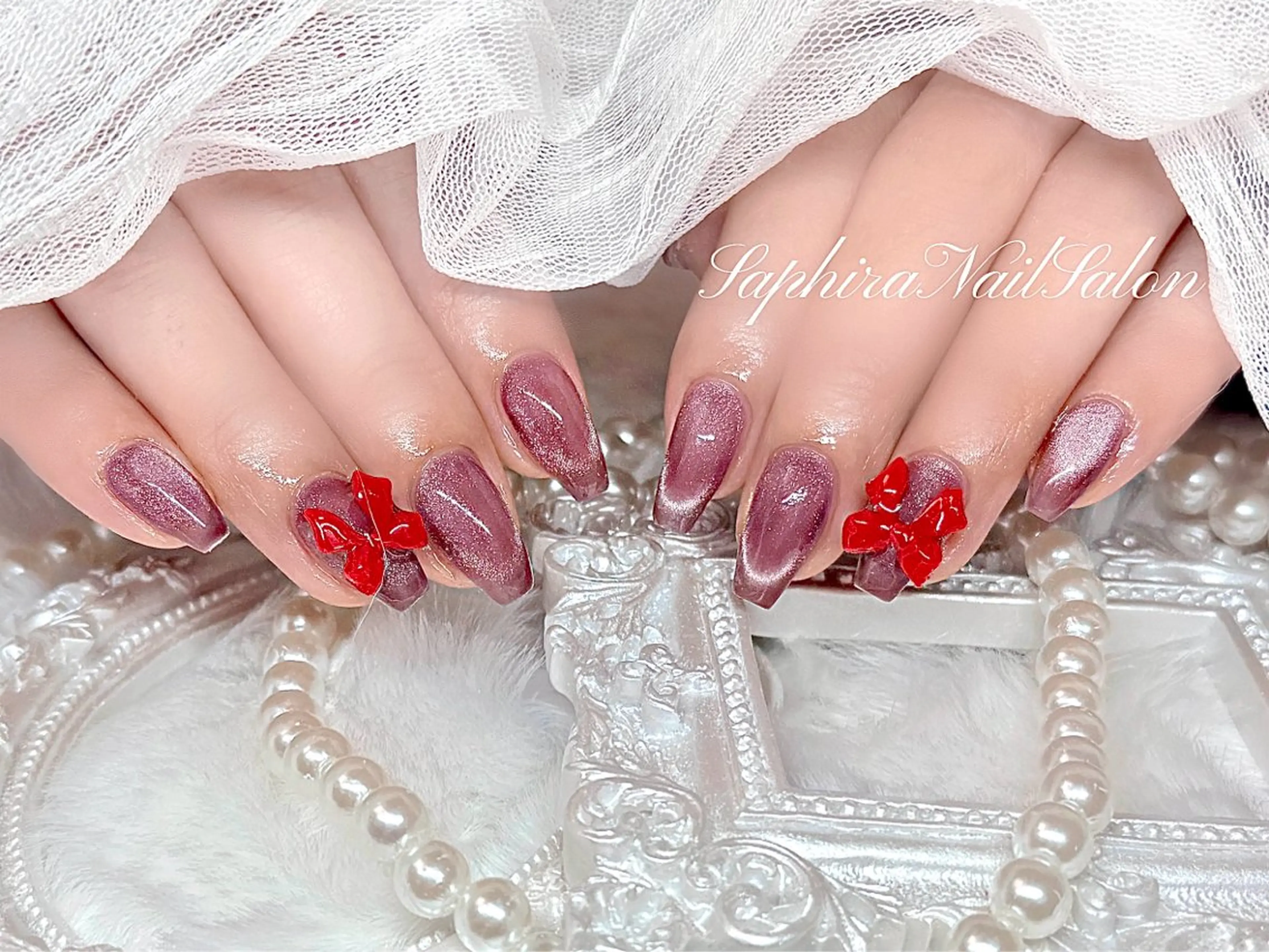 カラー ハンドネイル Saphiraネイル サロン錦糸町のネイルデザイン