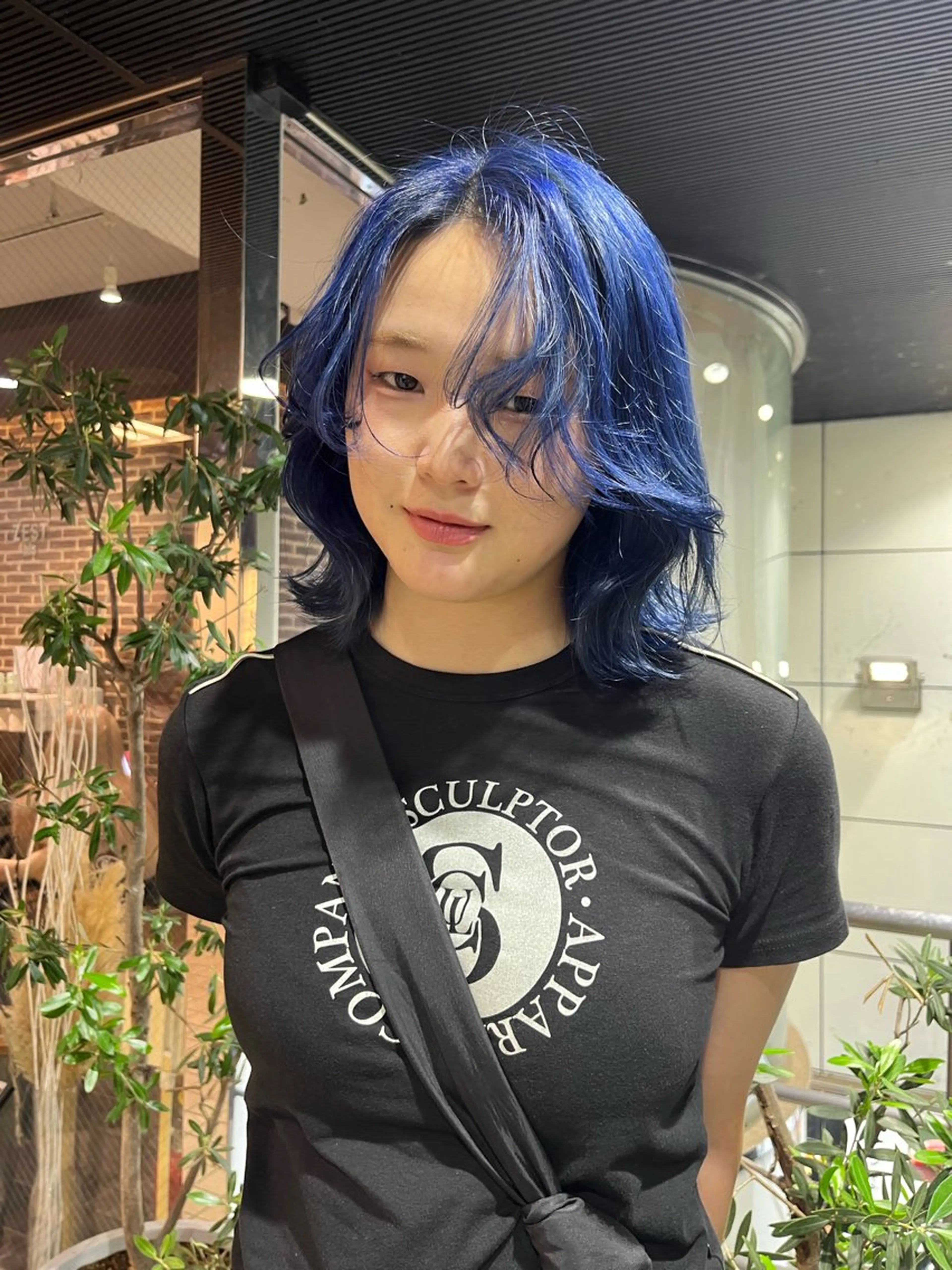 ミディアム カラー 💖デザインカラー/ タダ ハナカ💖のヘアスタイル