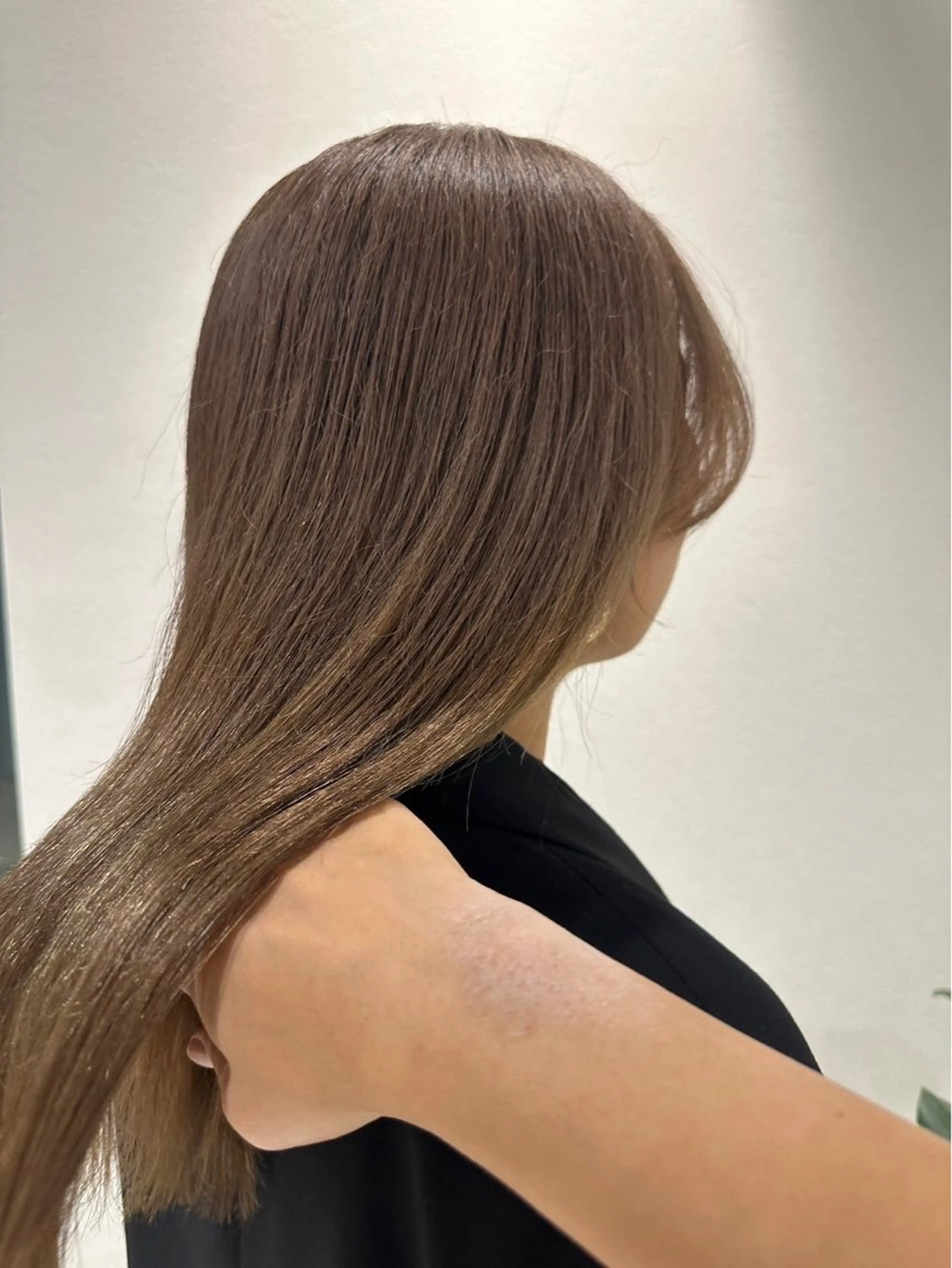 ロング ダブルカラーベージュ カラー/tuburaのヘアスタイル