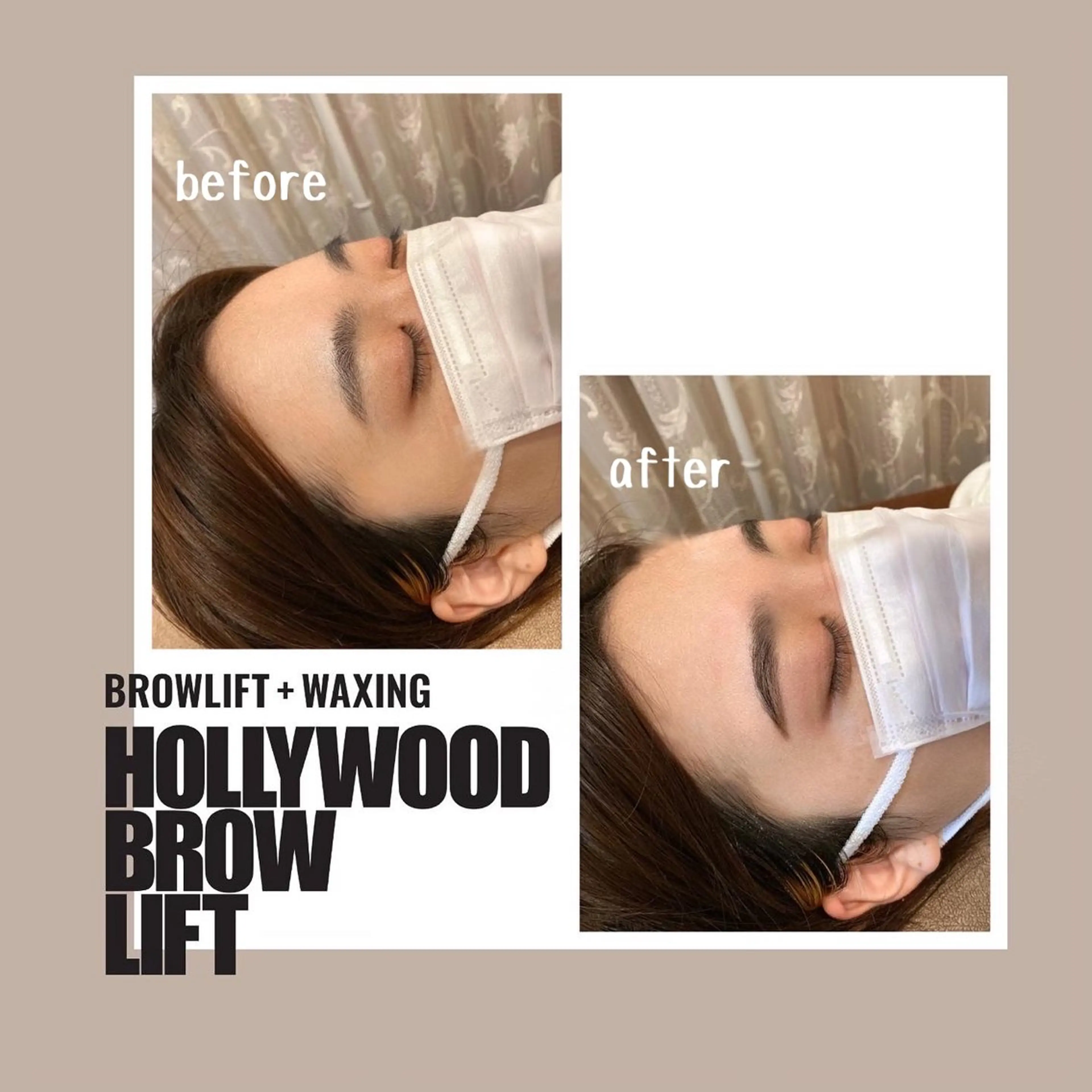 アイブロウ ハリウッドブロウリフト Mi Kiのマツエク・マツパデザイン