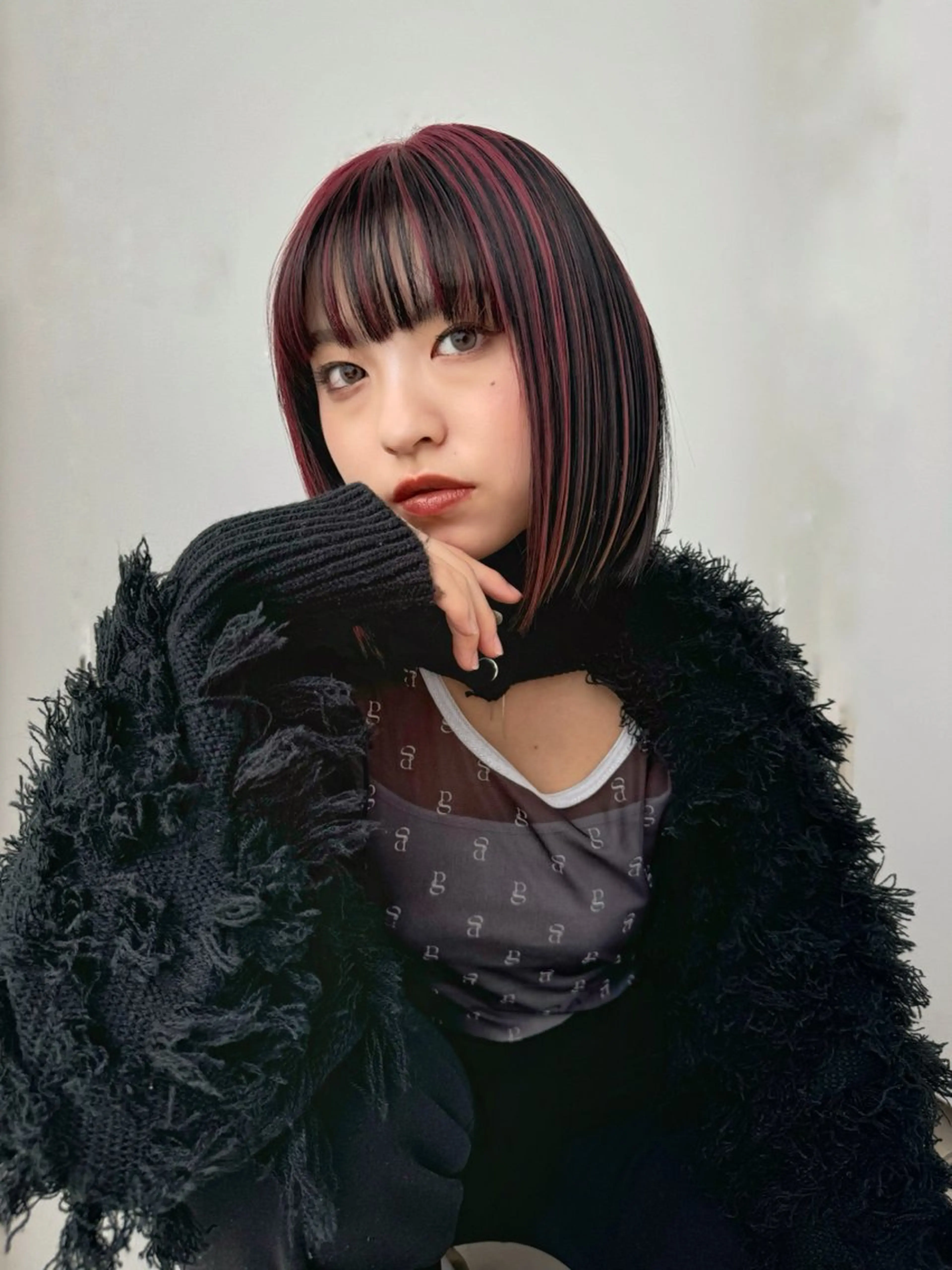 カラー ピンクカラー ヘアカラー SEAM所属・詩音 ／札幌美容師のヘアスタイル