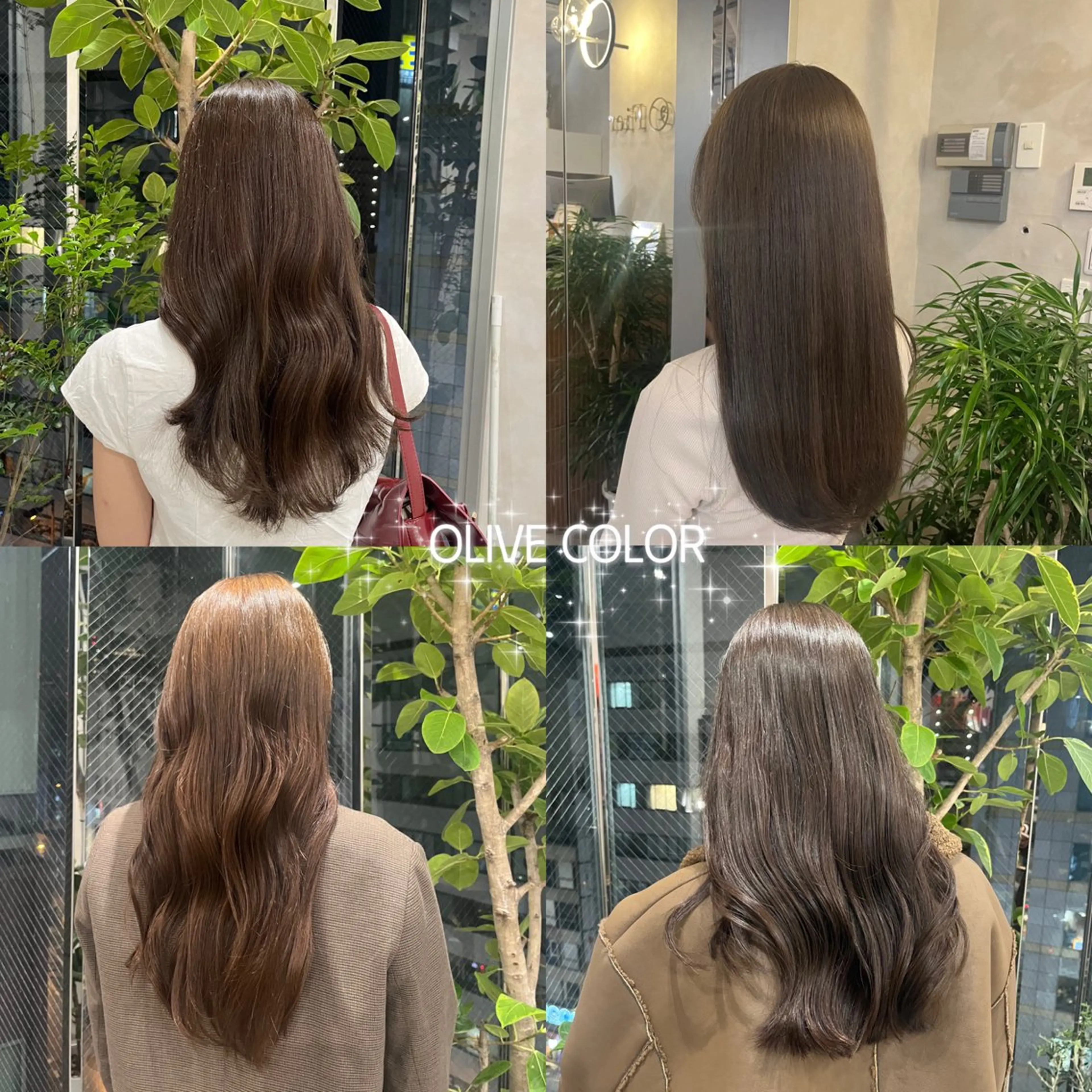 カラー オリーブカラー オレンジ asuka/ 大阪梅田のヘアスタイル