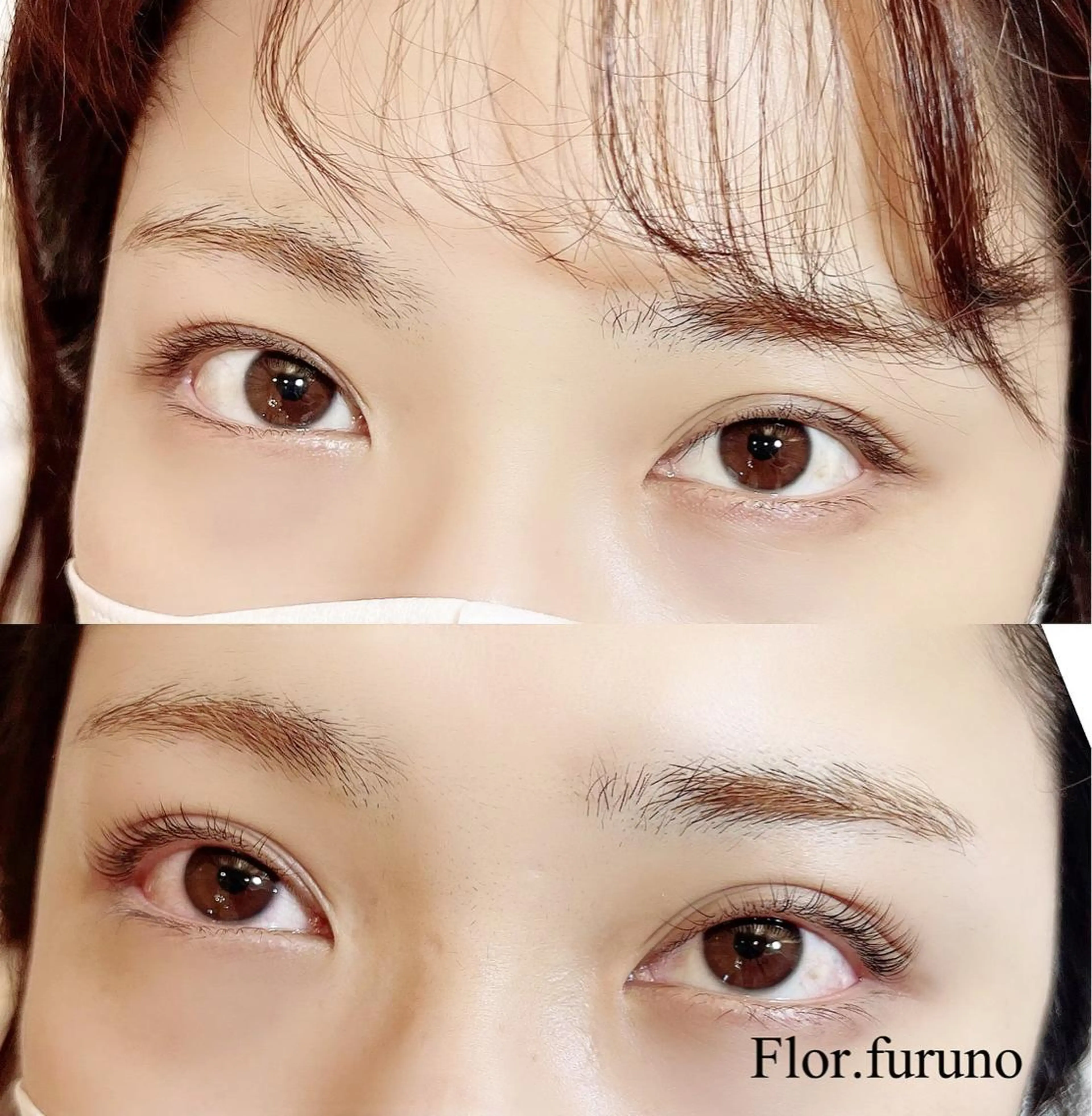 マツエク・マツパ アイブロウ パリジェンヌラッシュリフト マツパ Flor上大岡 ＊フルノ リナ＊のマツエク・マツパデザイン