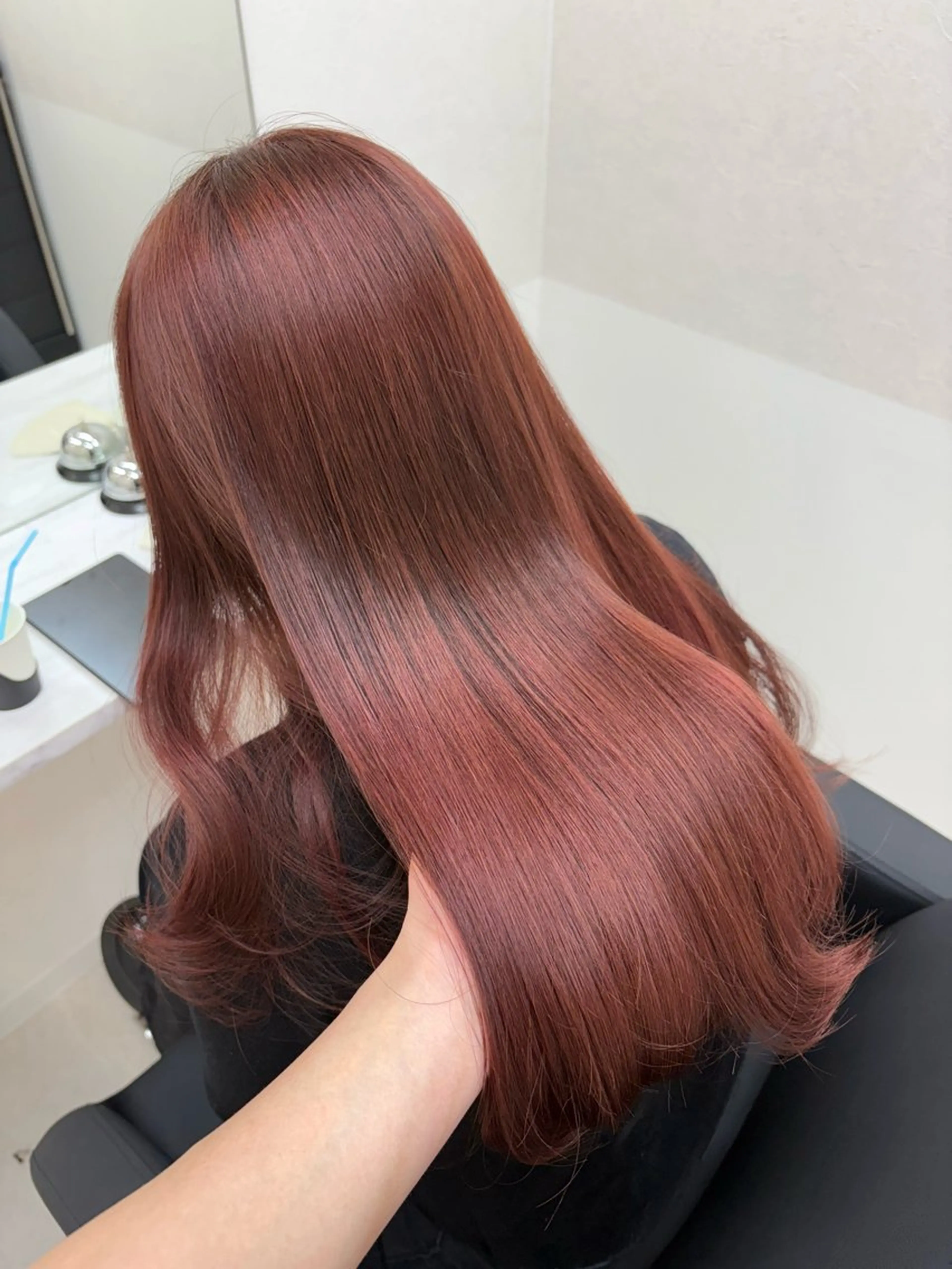 セミロング カラー カット ヘアカラー トリートメント SAKURA 髪質改善/ヘアセットのヘアスタイル