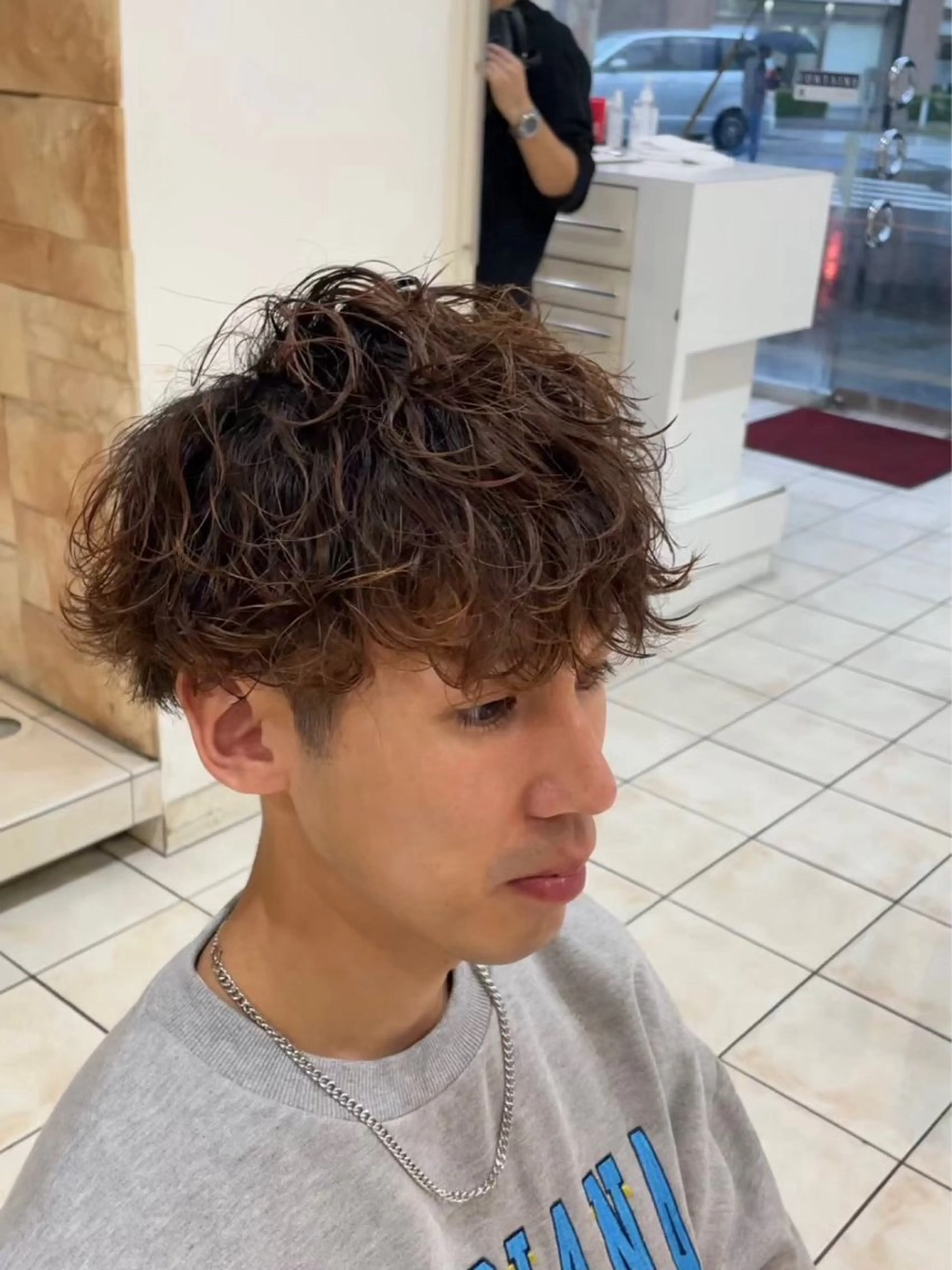 パーマ メンズ 石川 歳也のヘアスタイル