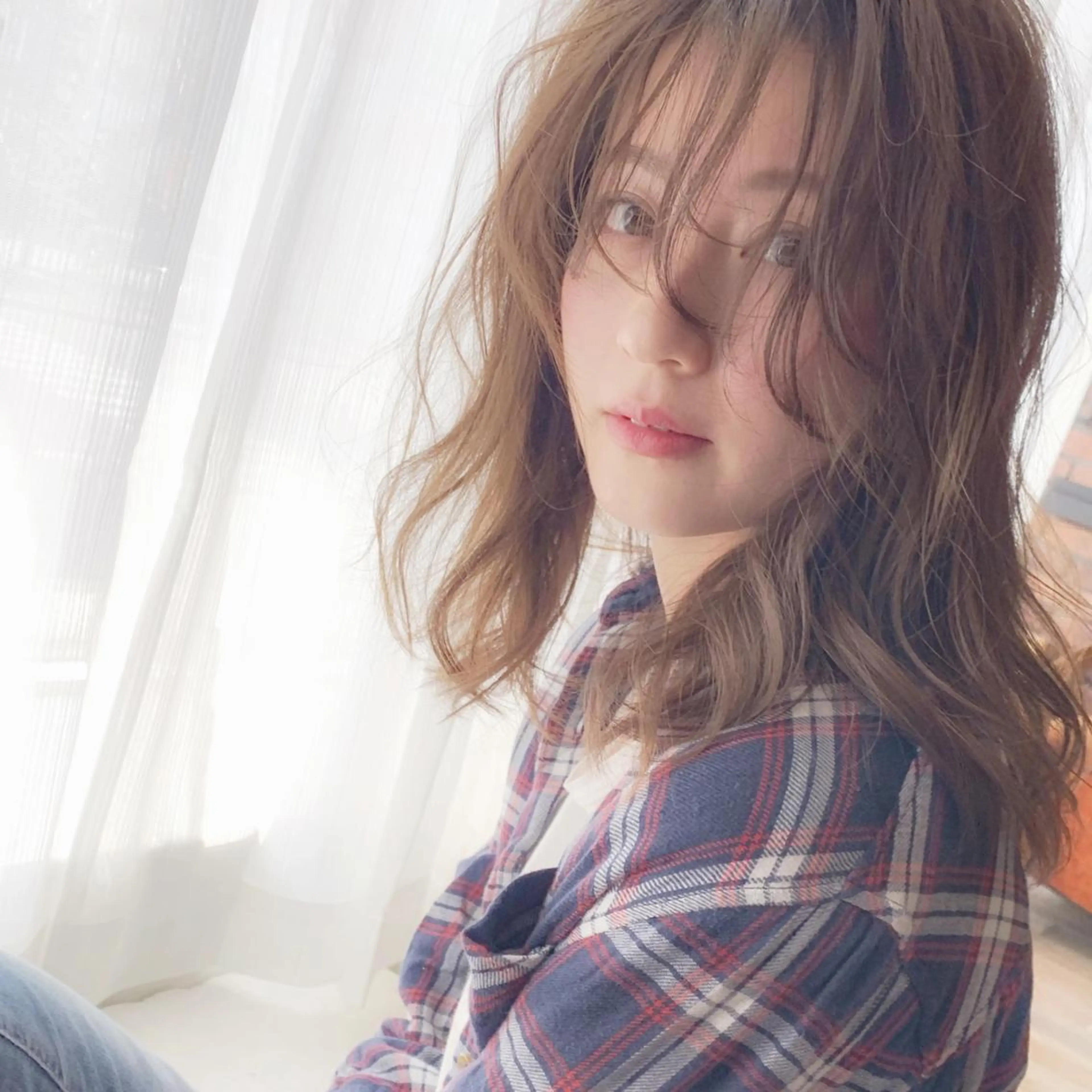 セミロング カラー ひらやま りょういちのヘアスタイル