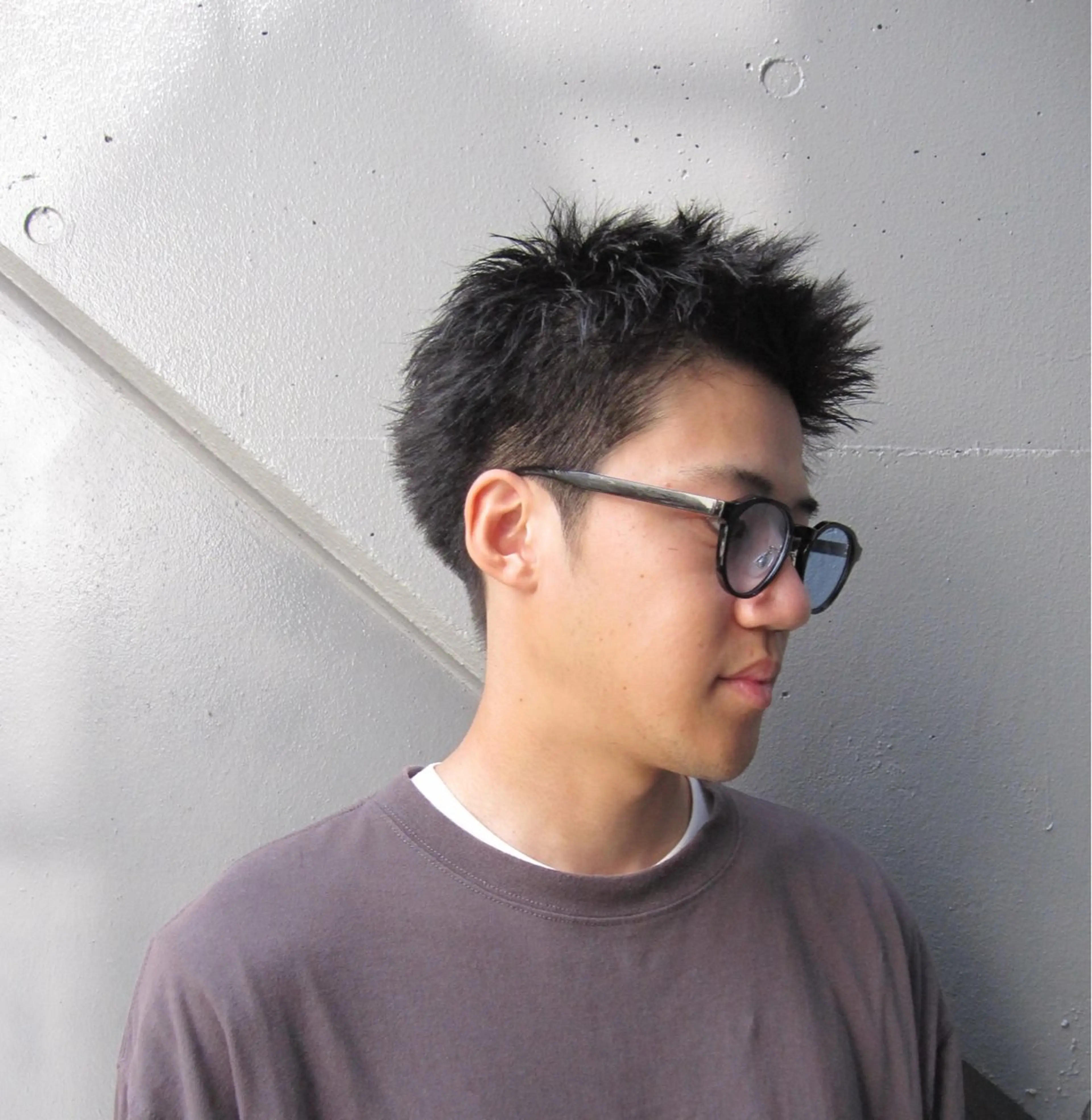 ショート メンズ メンズハイトーン Rei/ 縮毛矯正/ ハイライトカラー募集のヘアスタイル