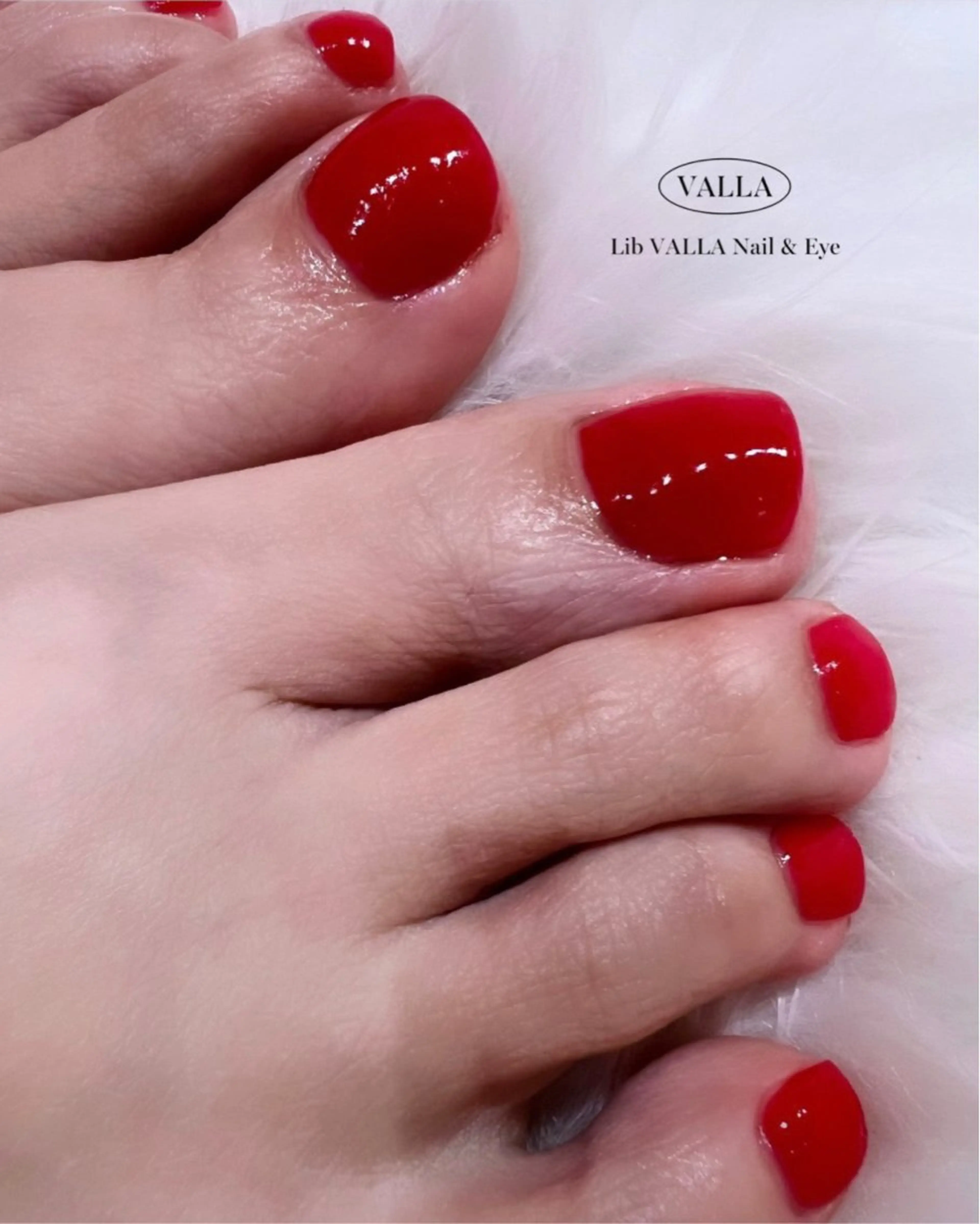 【オフなし】✨フットネイル✨ワンカラー #天王寺#阿倍野の写真