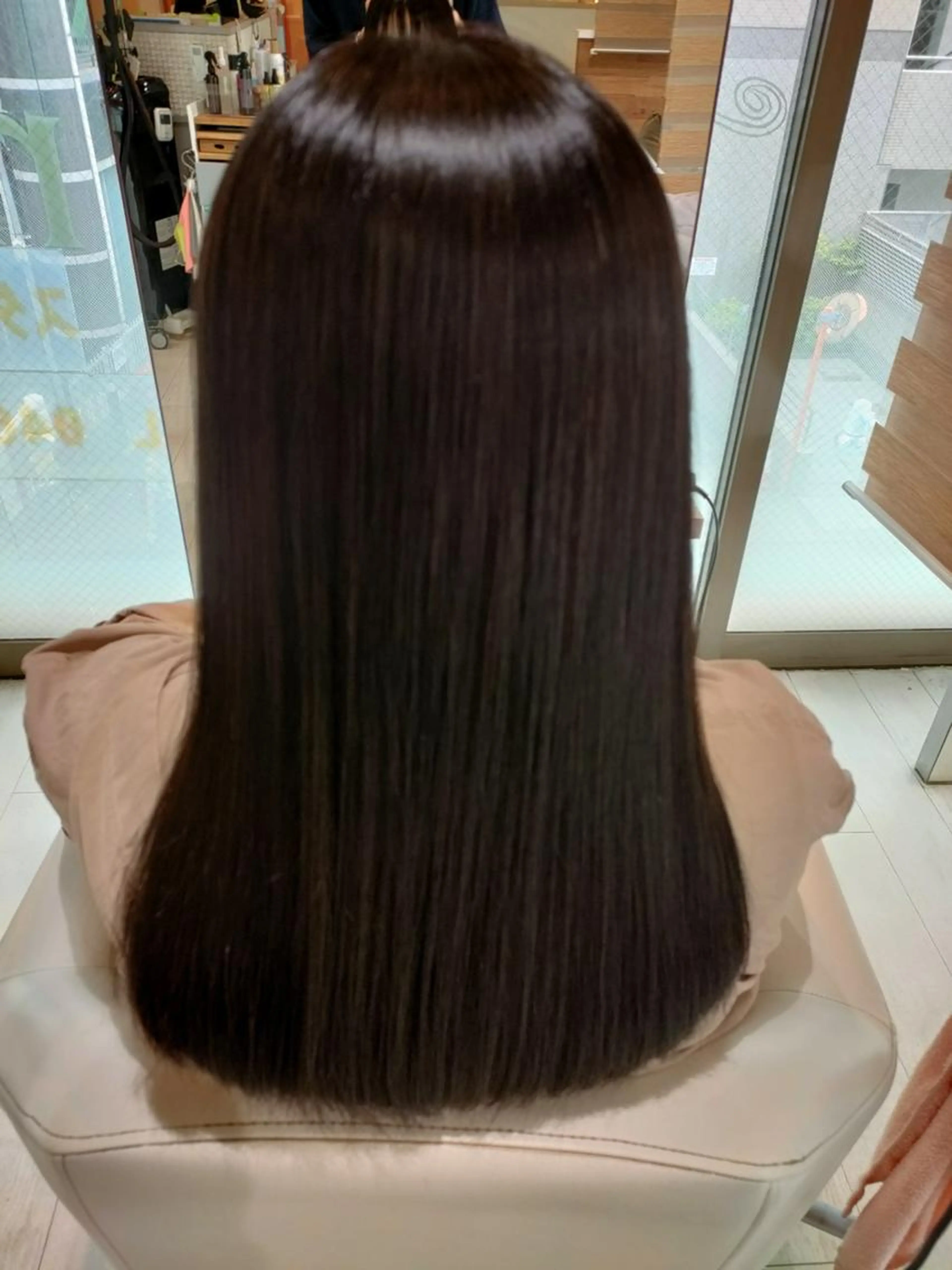 《期間限定》くせ改善ストレート＋髪質改善トリートメント+カット+マイクロバブルの写真