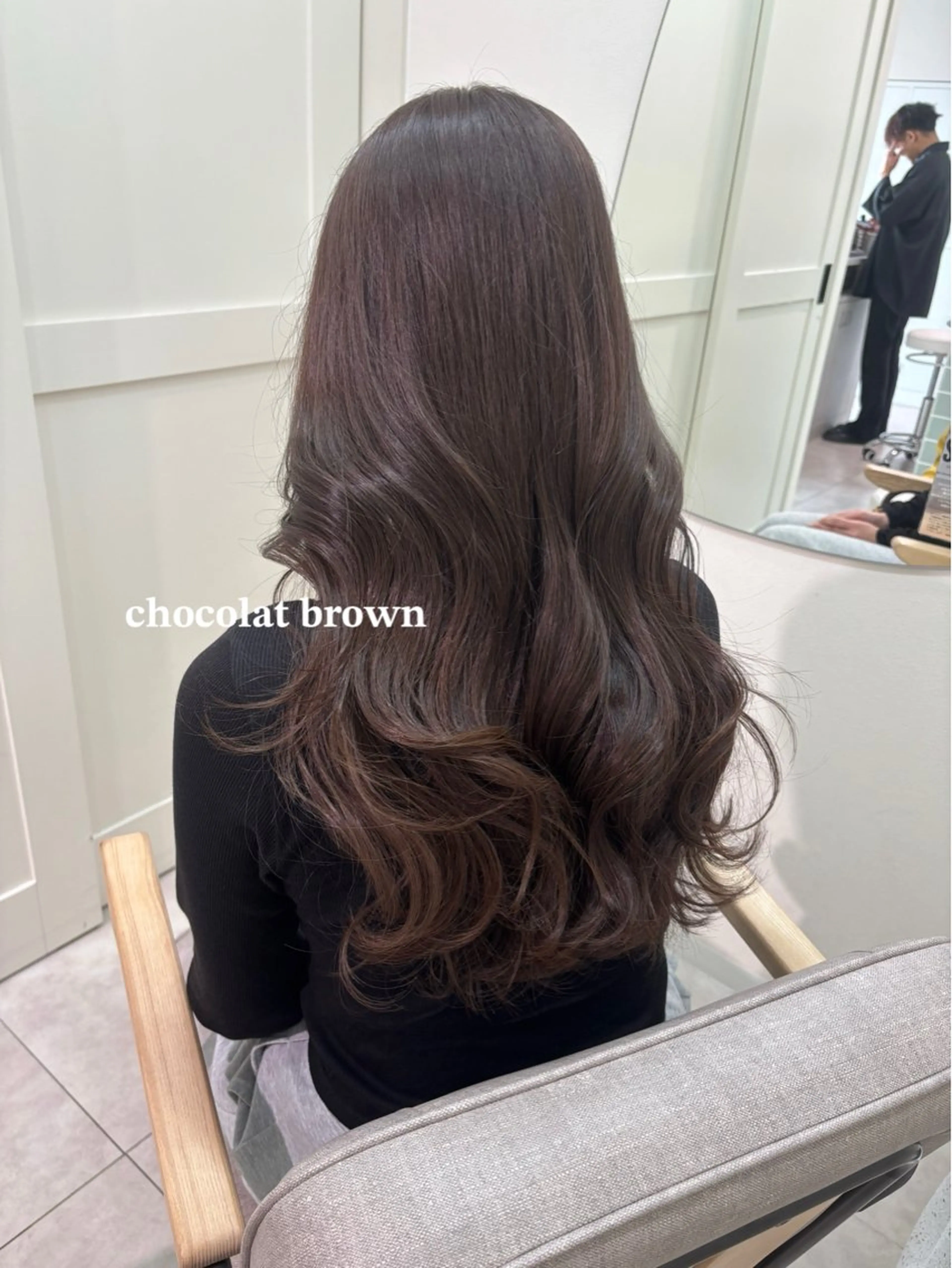 ロング カラー カット ヘアカラー トリートメント ヘッドスパ 広島/わかな/ヘア セット/オリーブのヘアスタイル