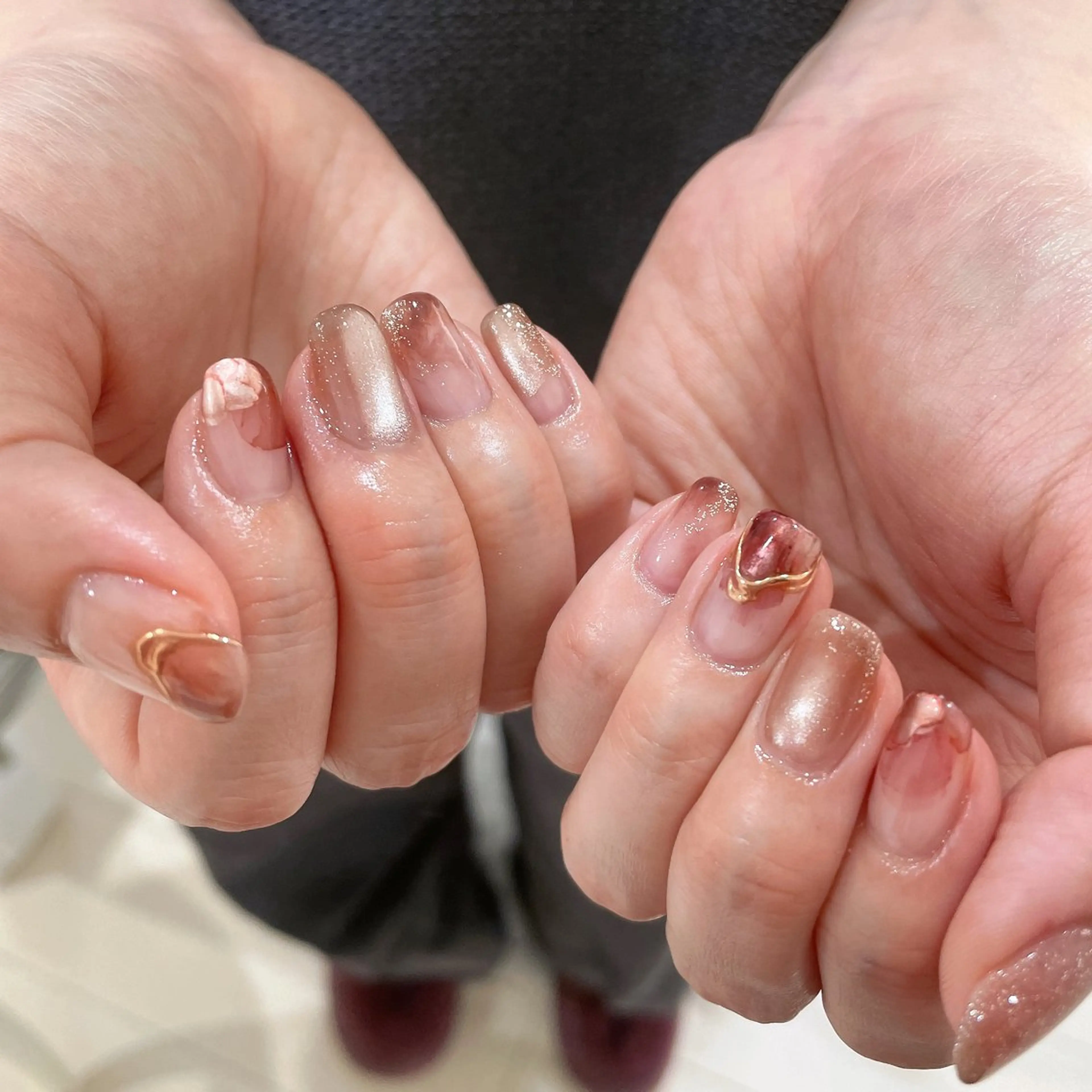 ネイル ニュアンスネイル nails bunnyのネイルデザイン