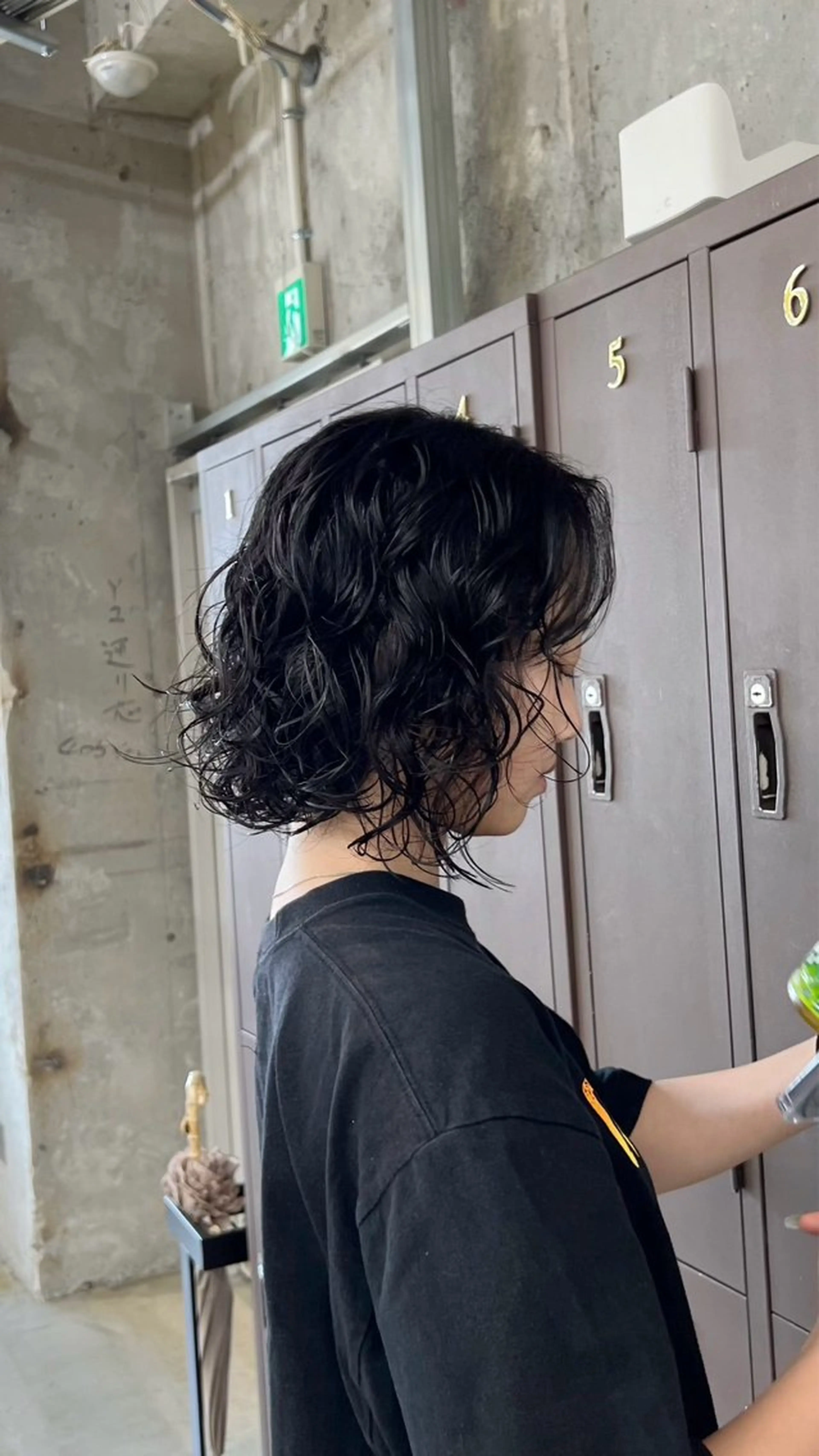 ショート パーマ ナガノリノ /ボブ/ ベージュ/暖色のヘアスタイル