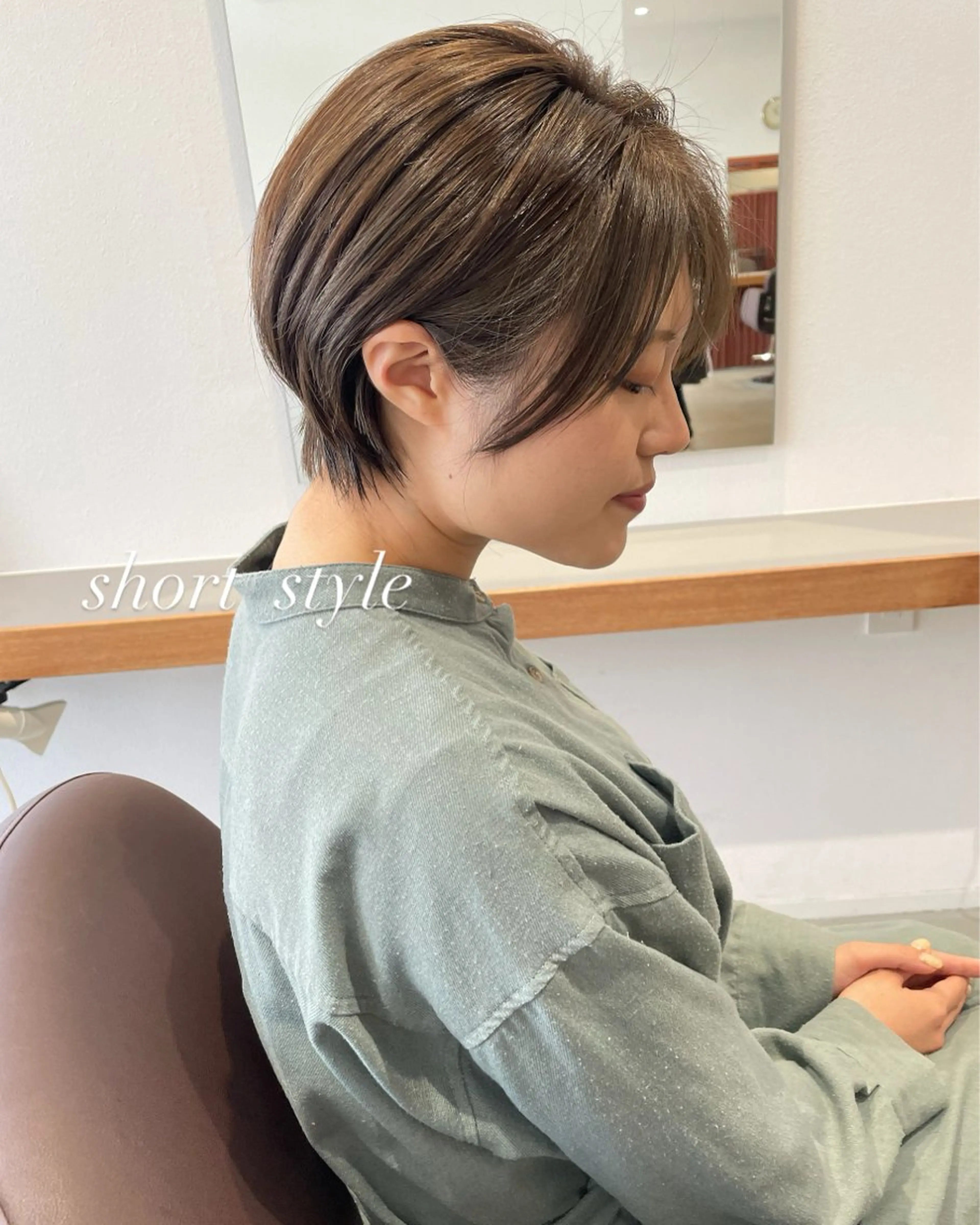 ショート くびれヘア ショートヘア カット ヘアカラー トリートメント 北九州美容室 🕊️わかな✂︎のヘアスタイル