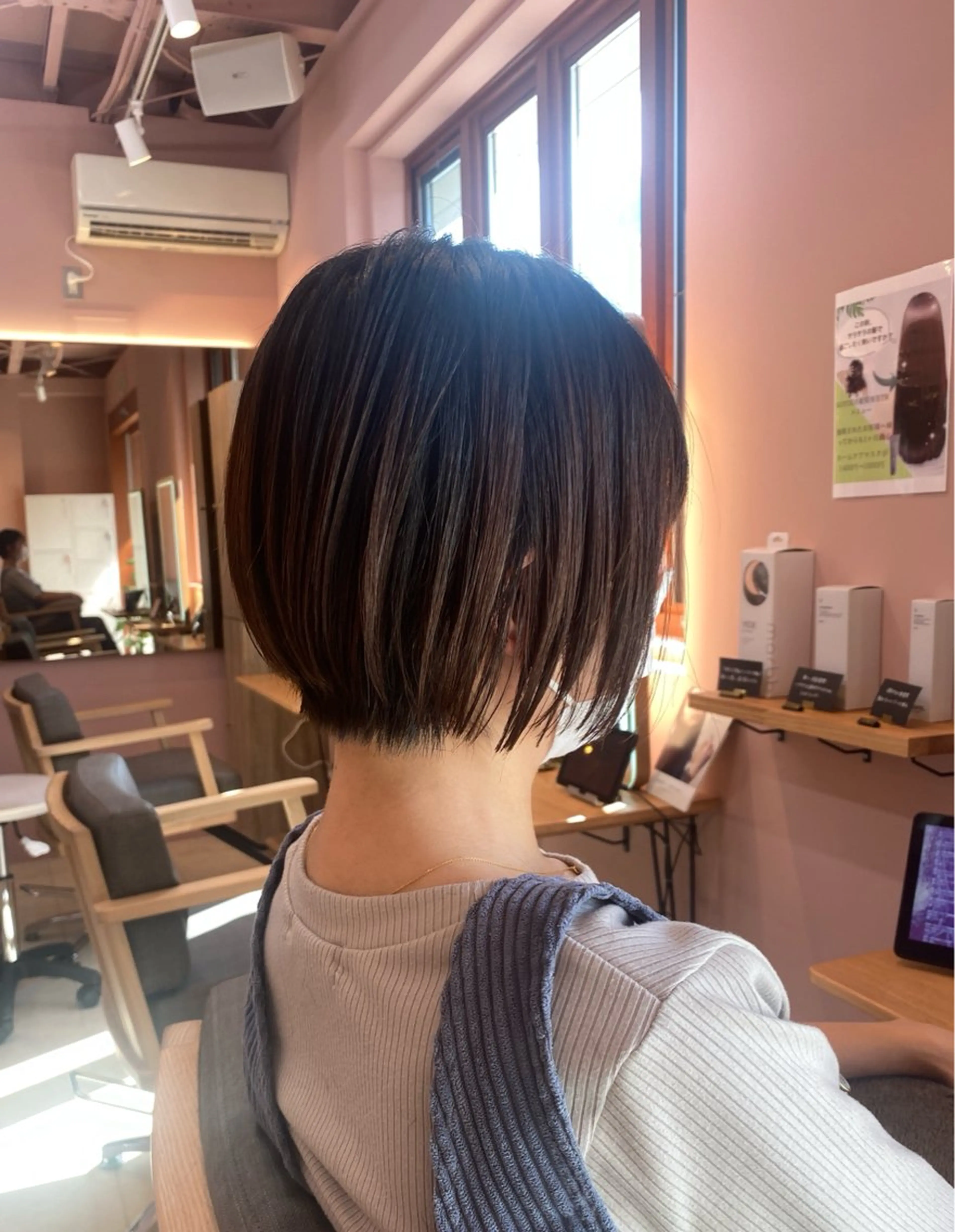 ショート カット ヘッドスパ 🪼🫧垢抜け韓国風 カラー💗さえ🪄のヘアスタイル